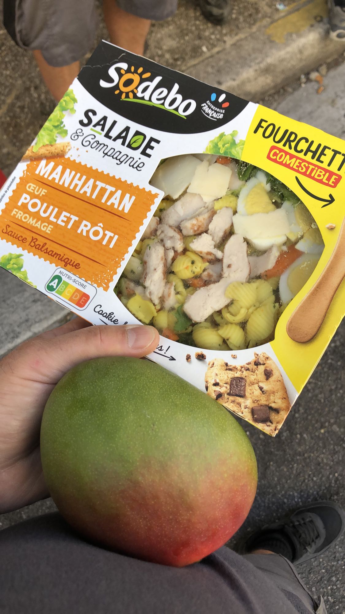 Salade Manhattan + mangue