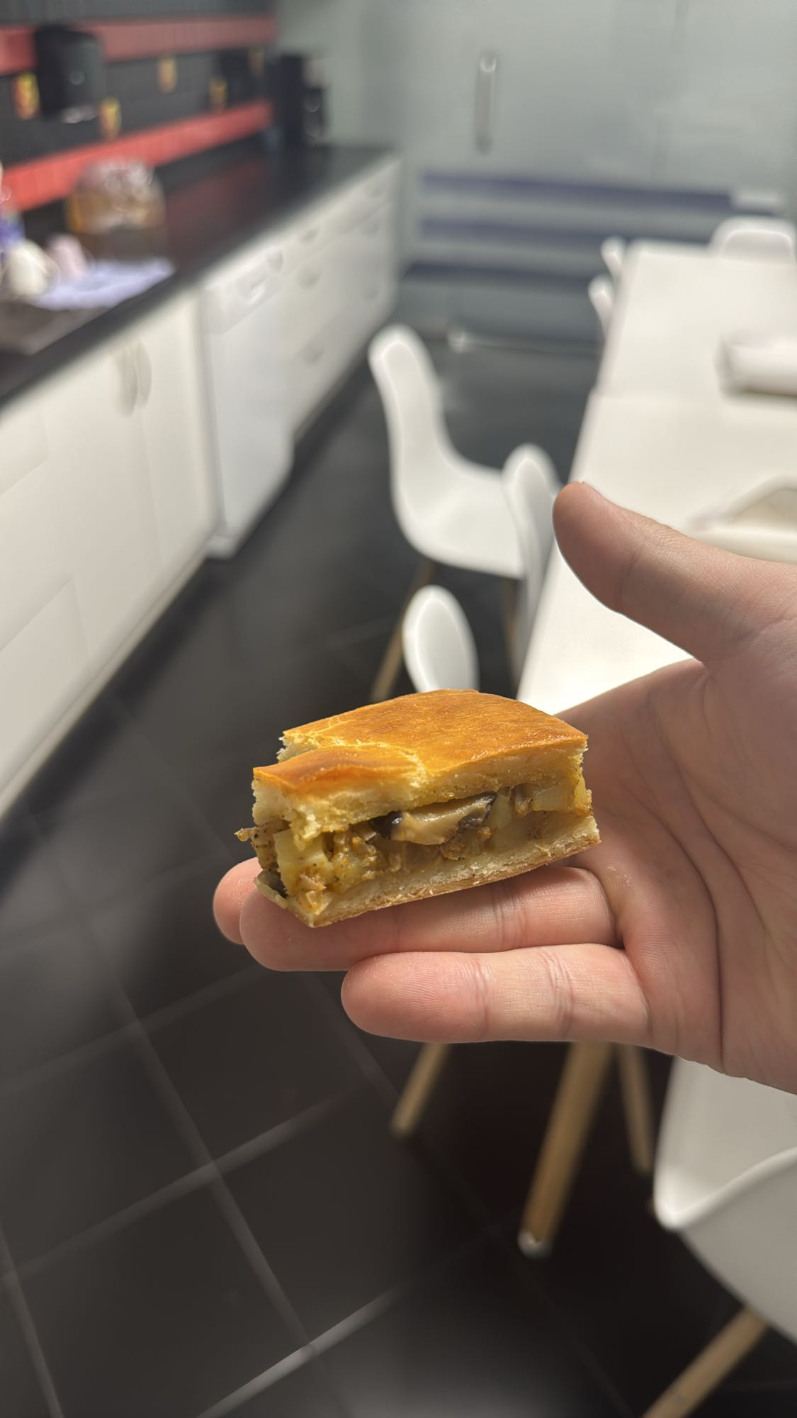 пирог с грибами и картошкой