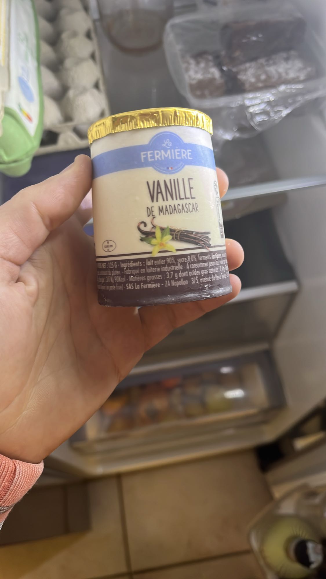 Yaourt vanille Madagascar