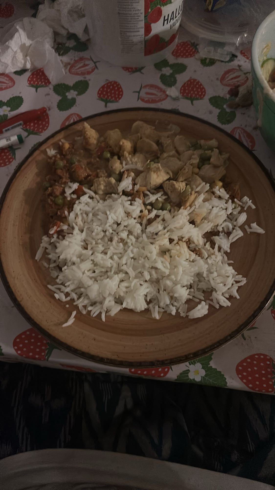 Kycklinggryta med ris