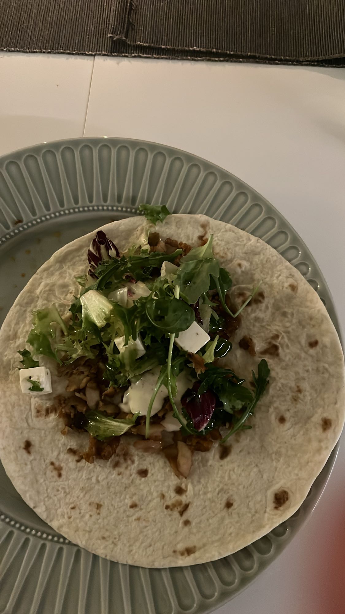 Kycklingwrap med sallad