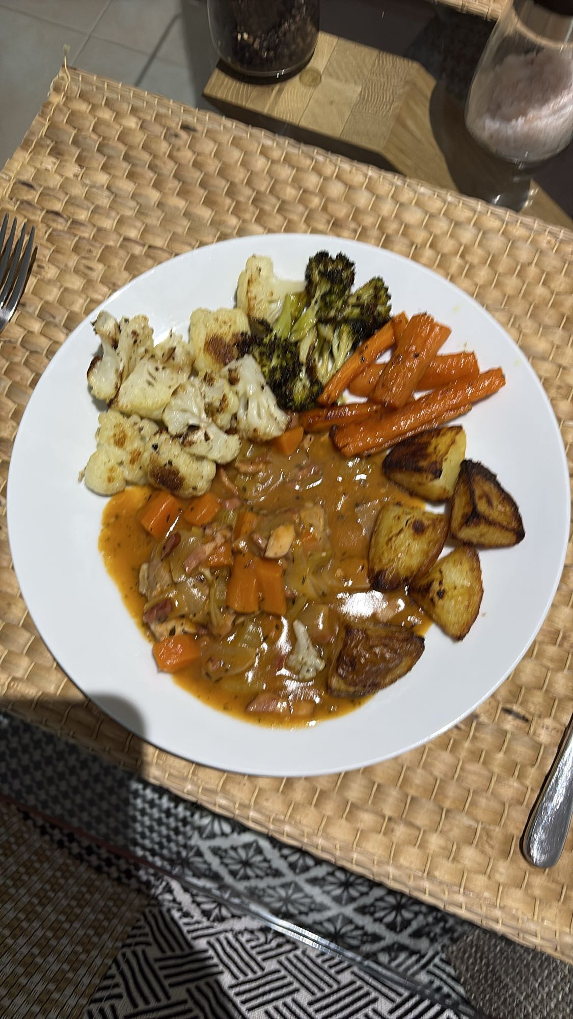 Roast Veg & Stew Plate
