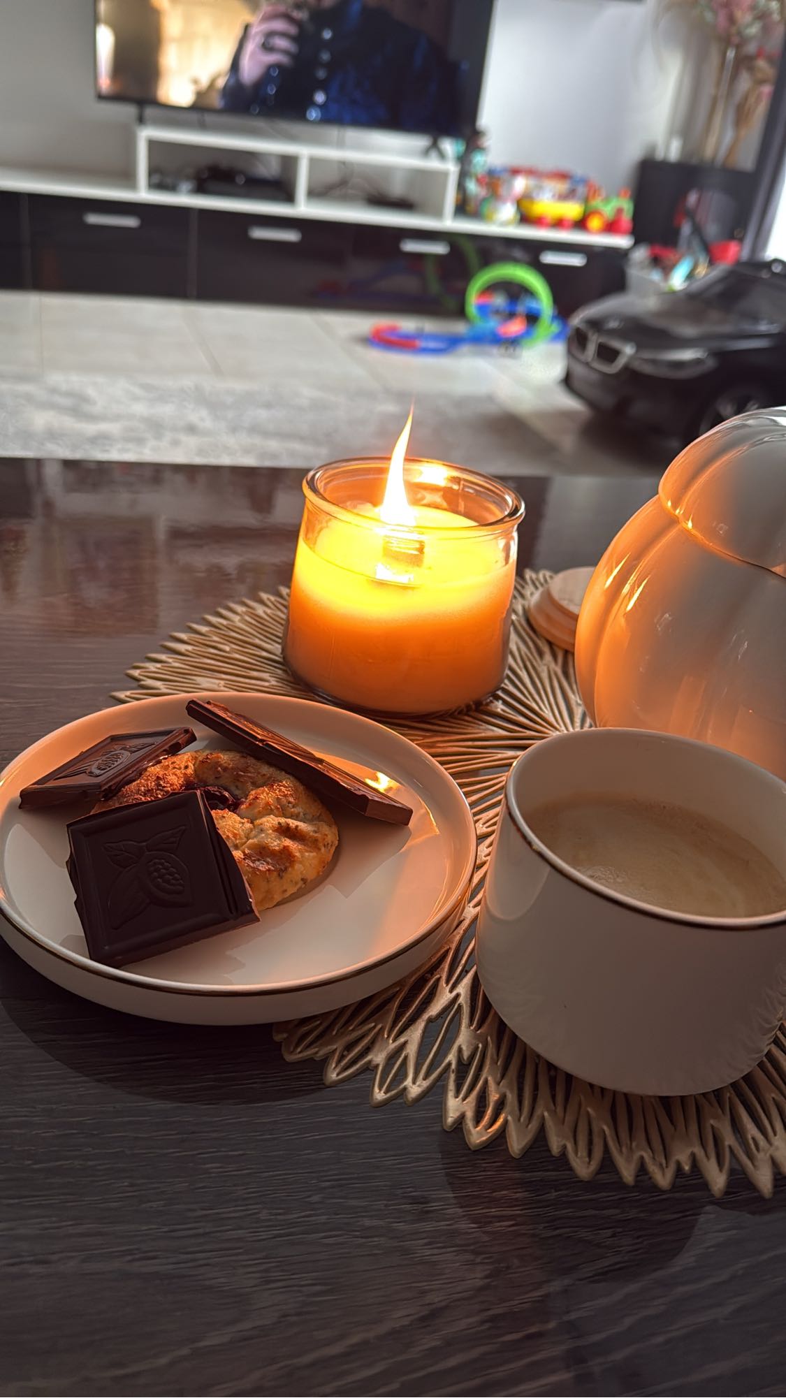 Pause café et chocolat