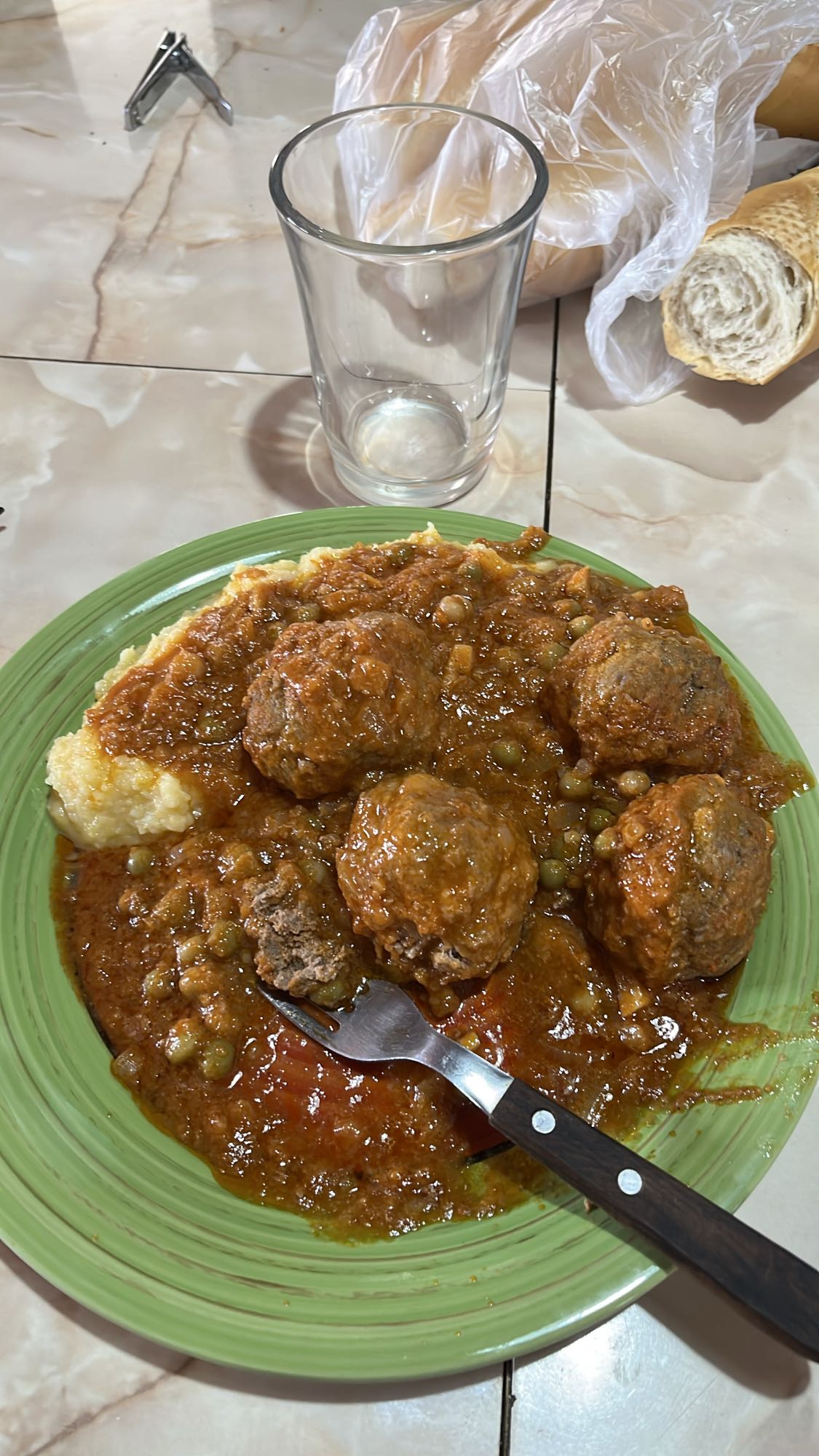 Albóndigas con puré