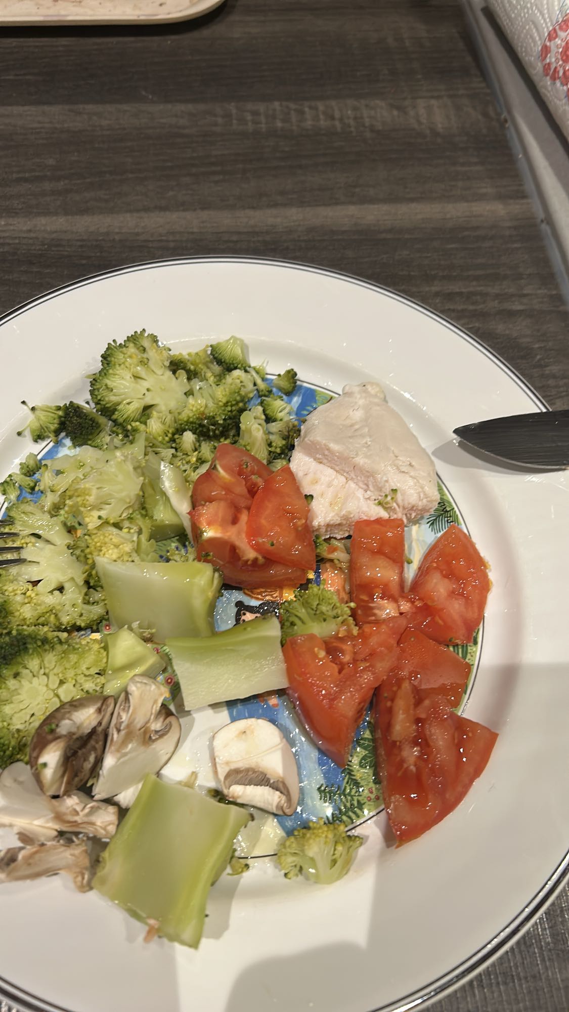 Poulet légumes vapeur