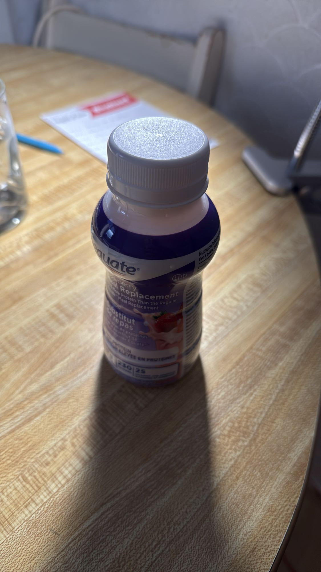 Substitut de repas fraise