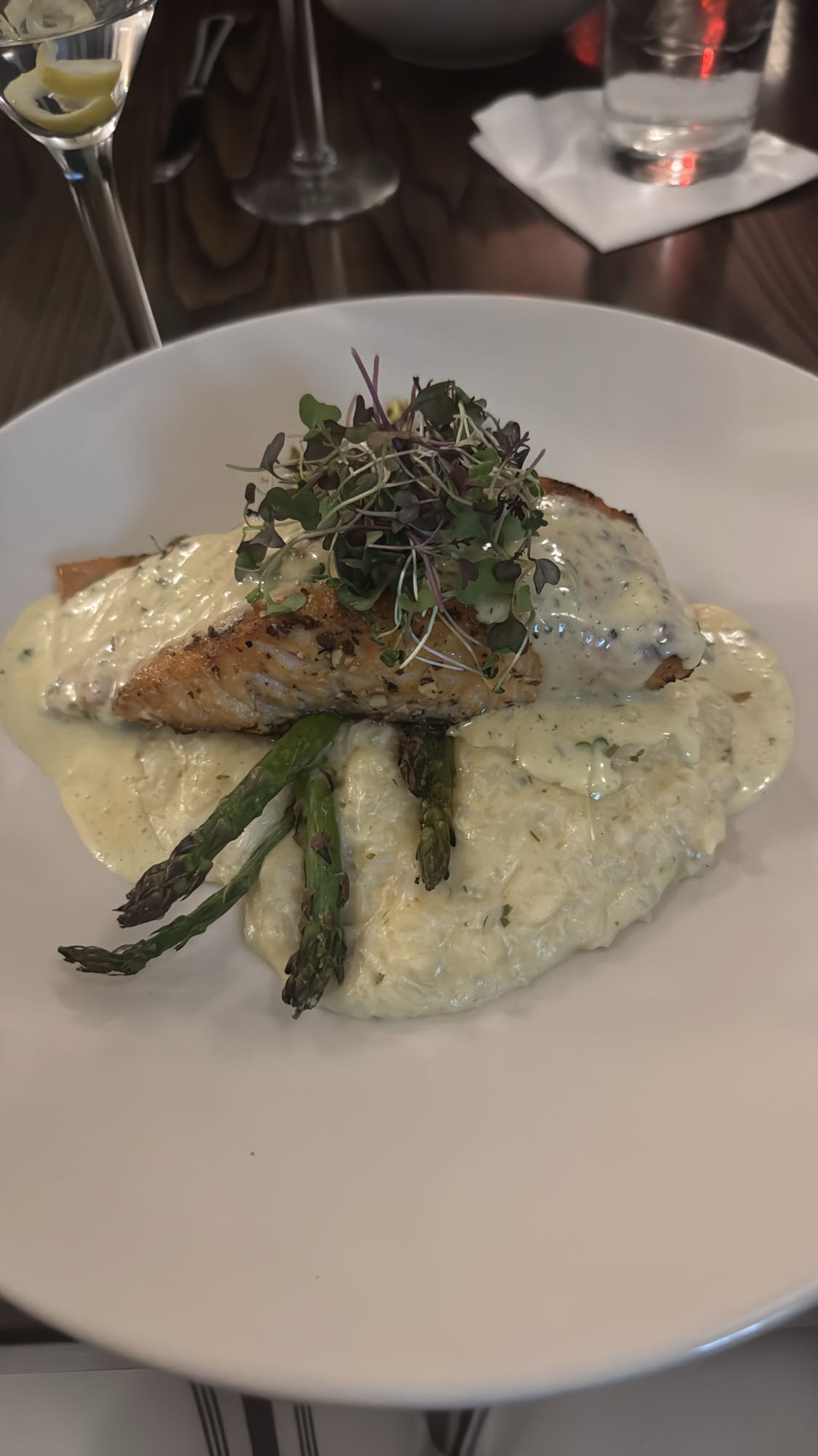 Gegrillter Lachs mit Spargel