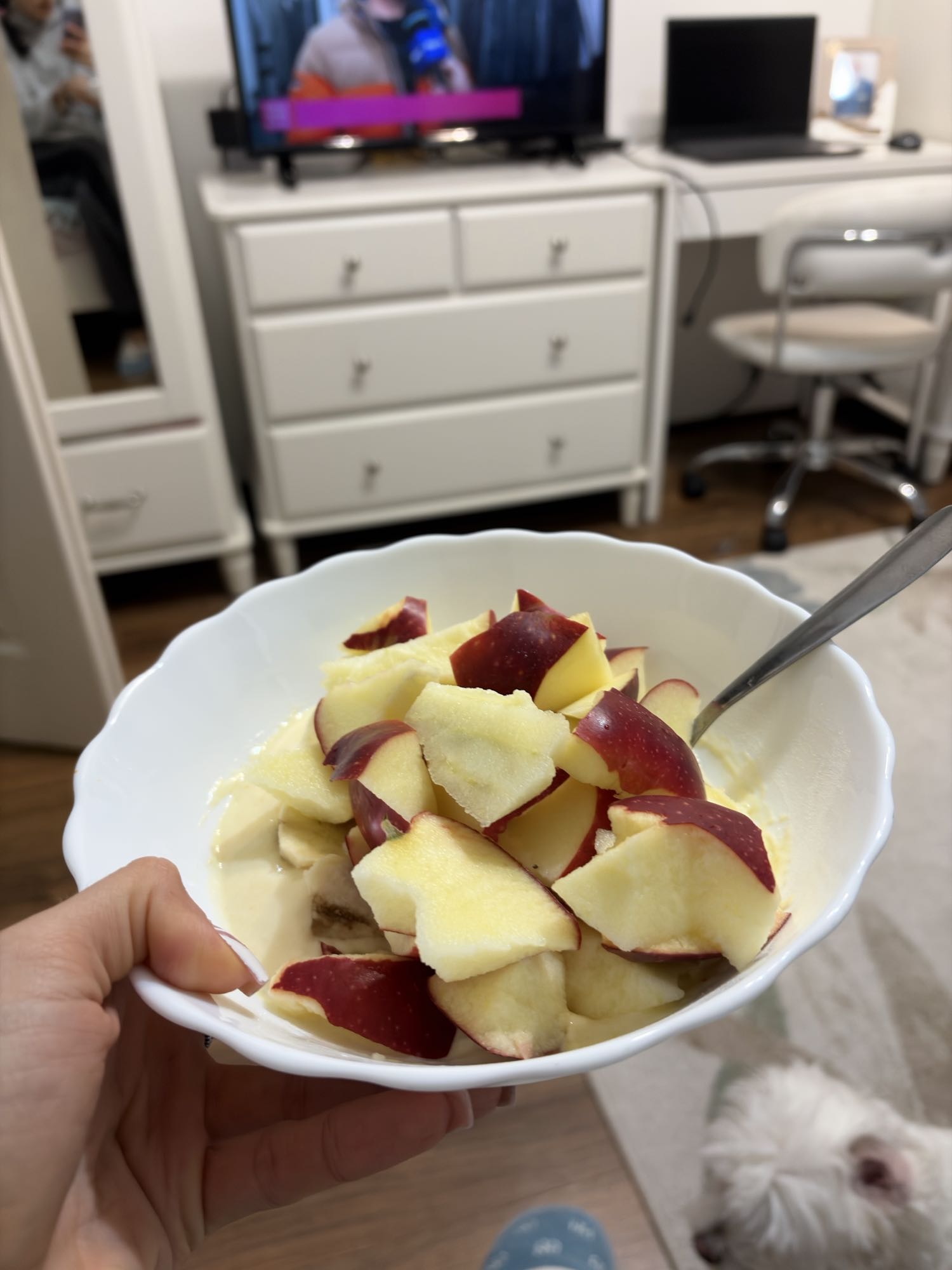 Fructe cu iaurt proteic