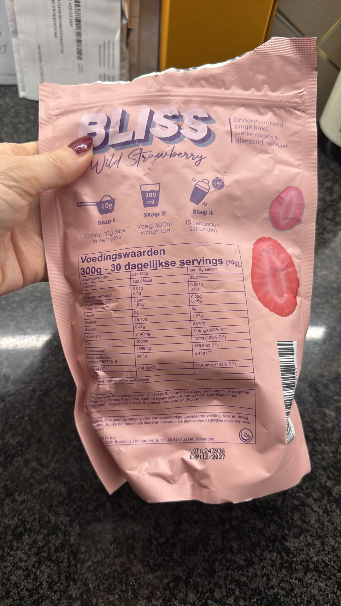 Bliss Wild Strawberry shake