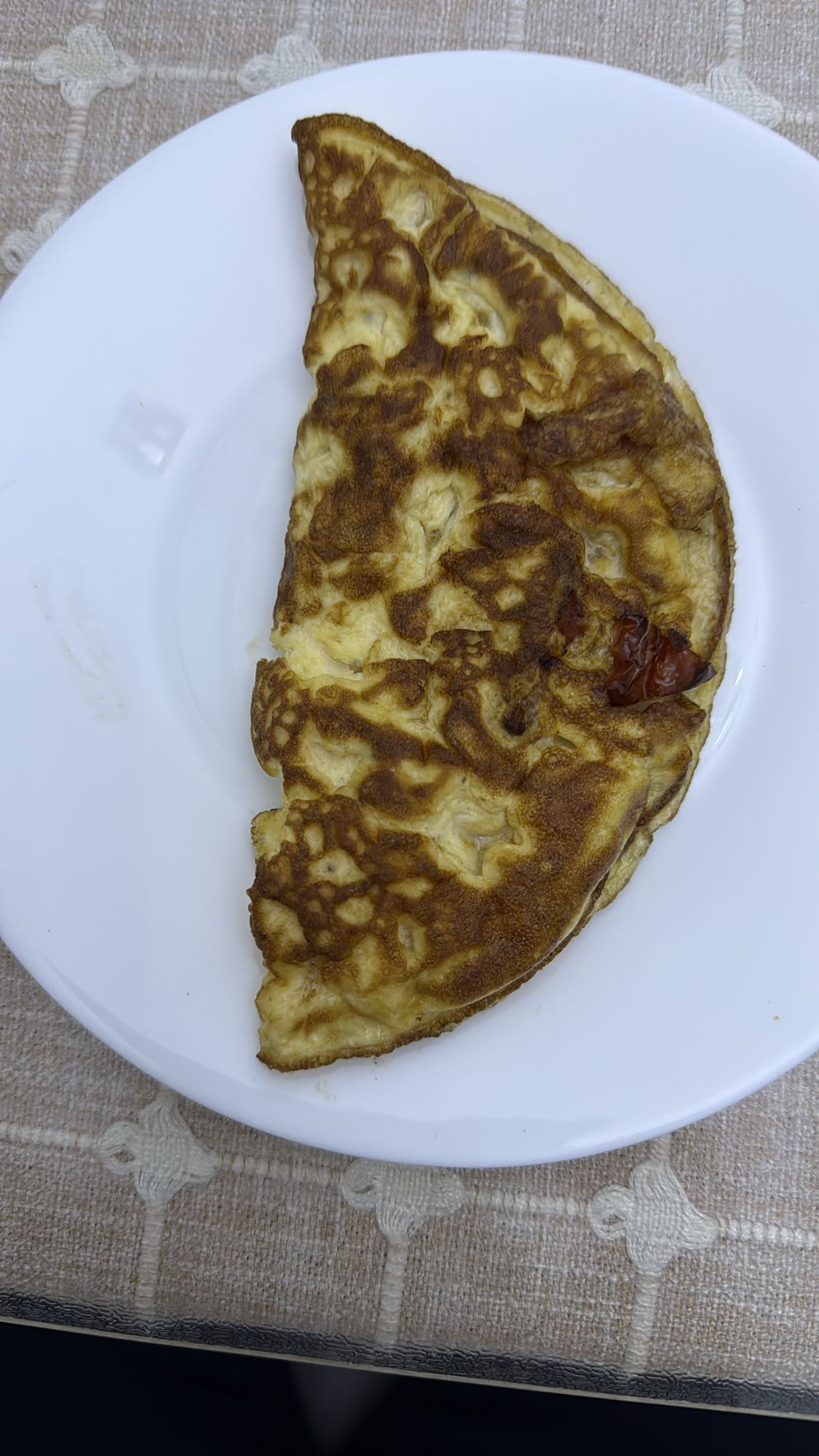 Омлет с помидорами