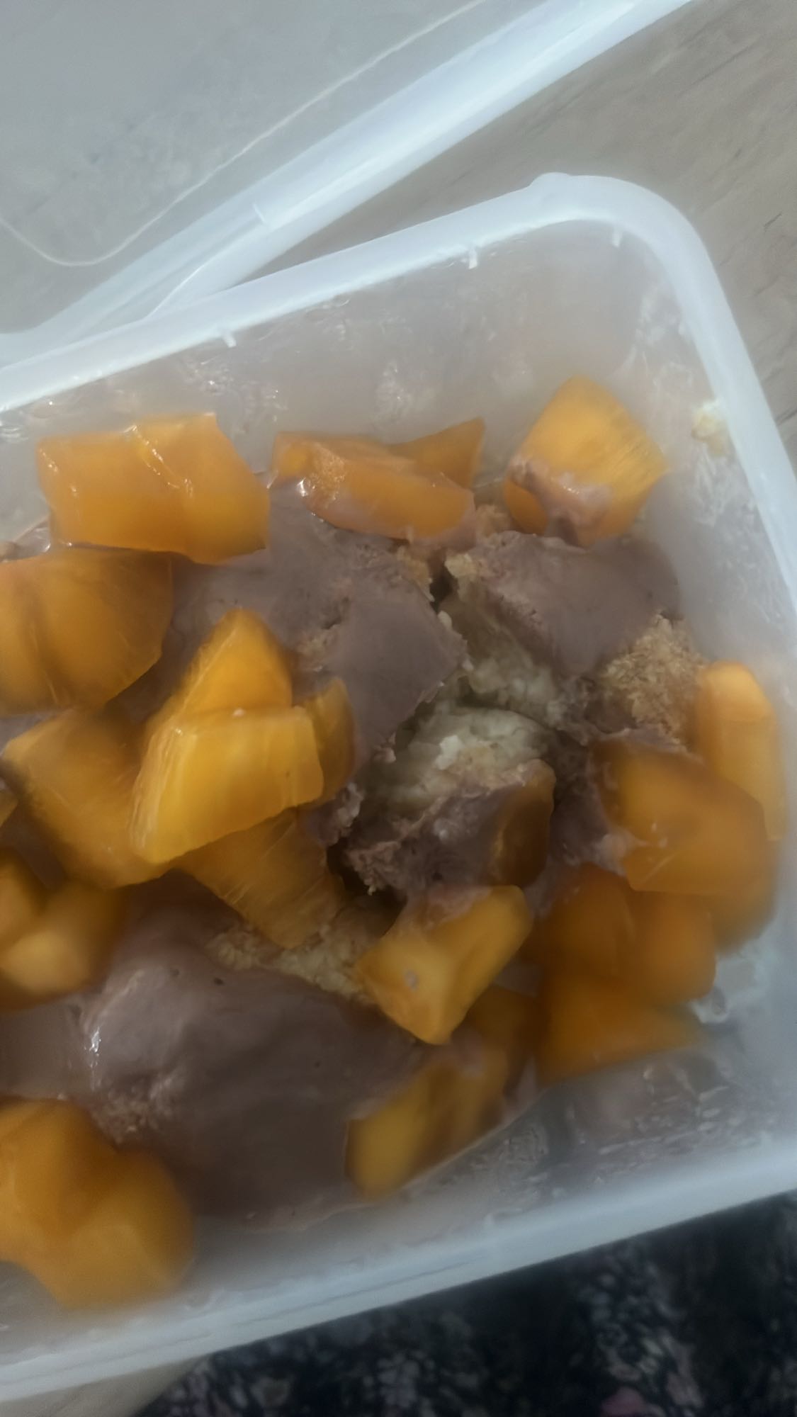 Desert cu kaki și cremă