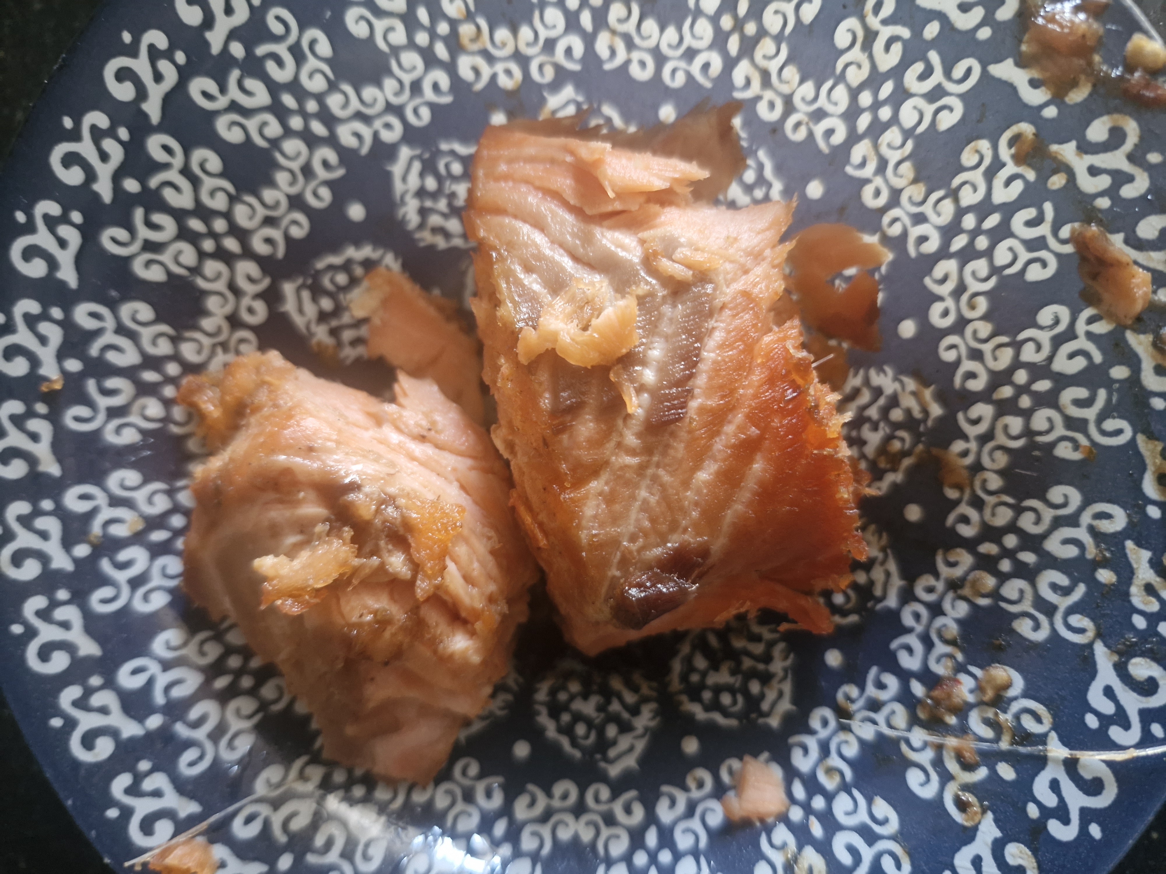 Grilled Salmon Chunks