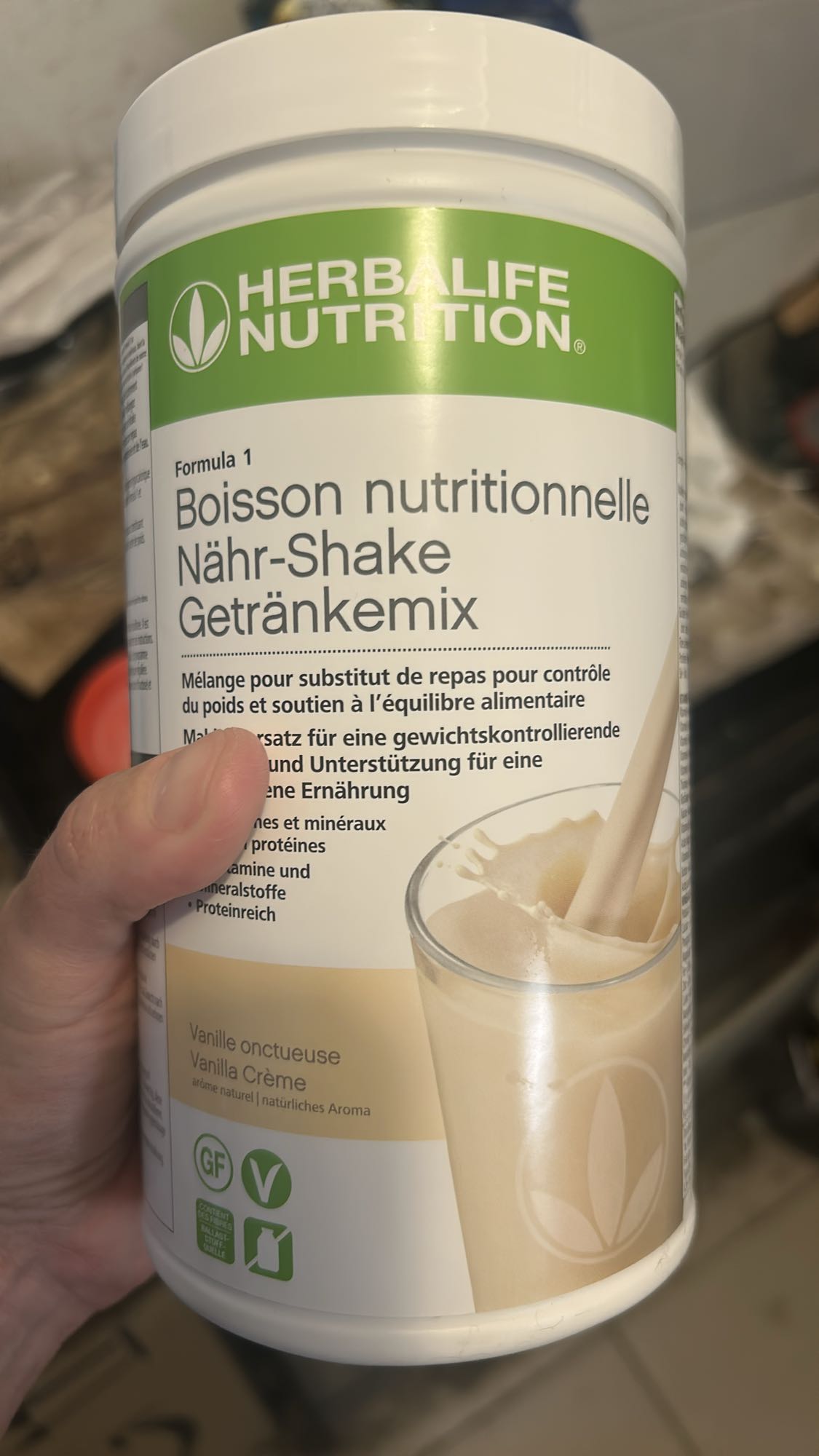 Shake vanille nutritionnel