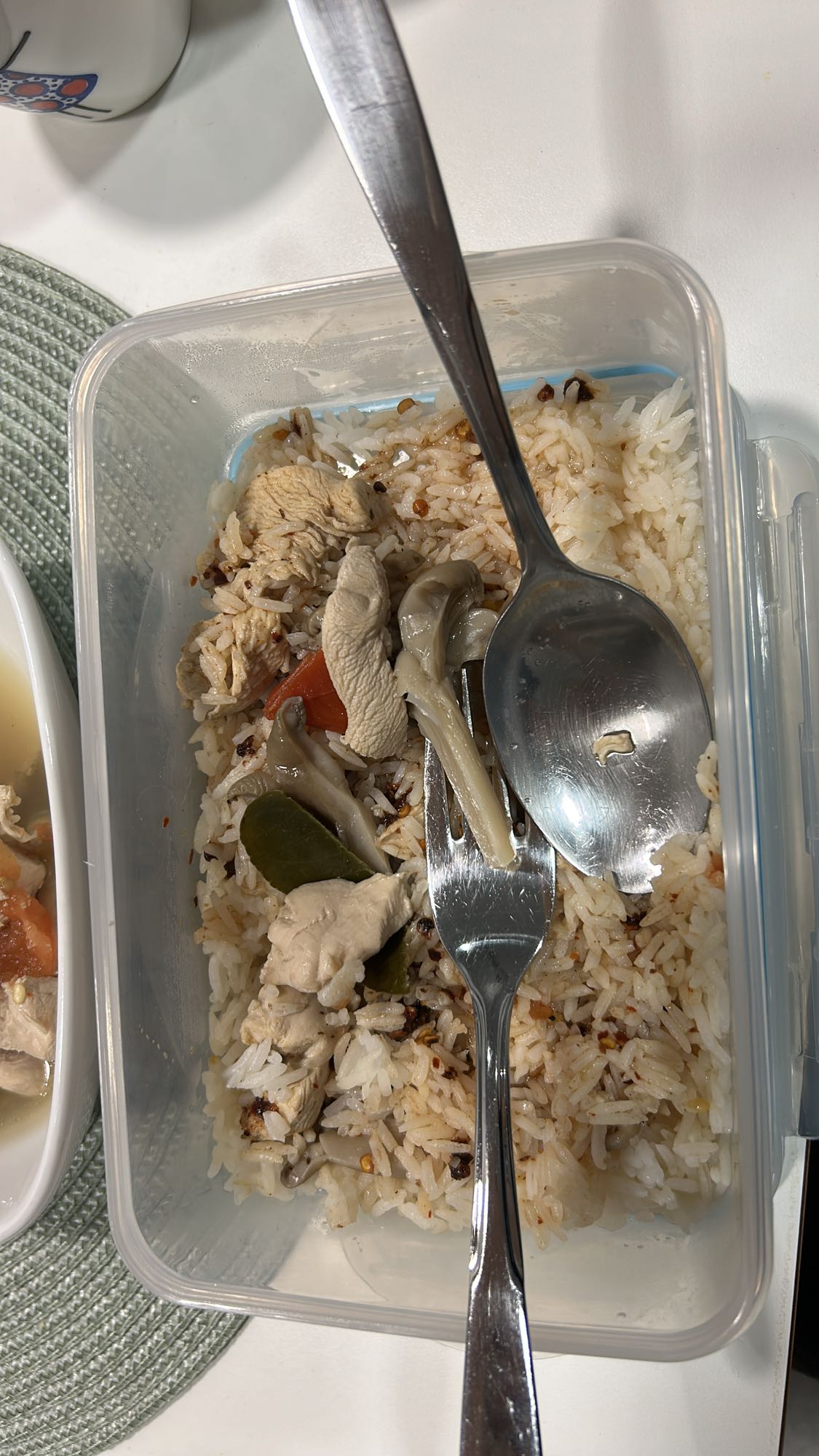 Kylling med ris og grønnsaker