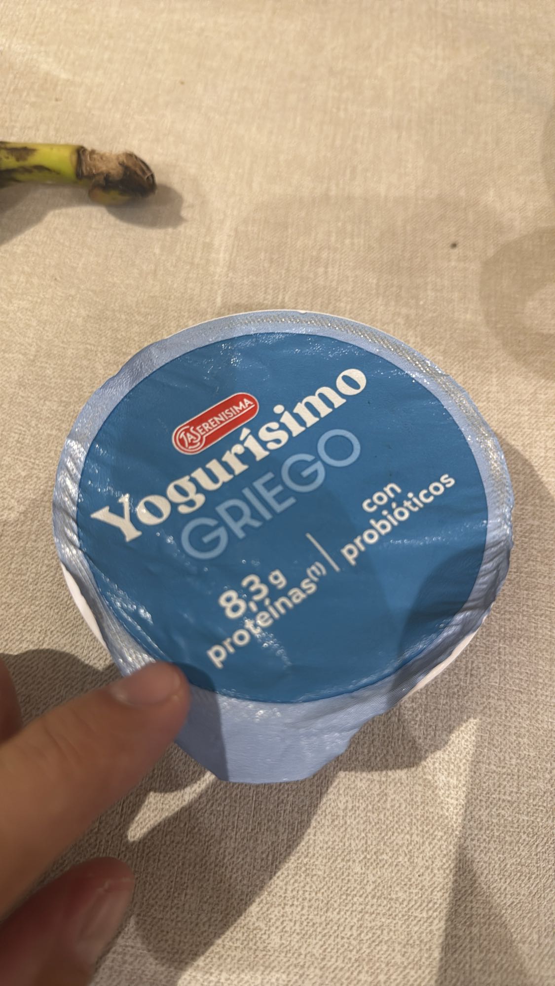 yogur griego con probióticos
