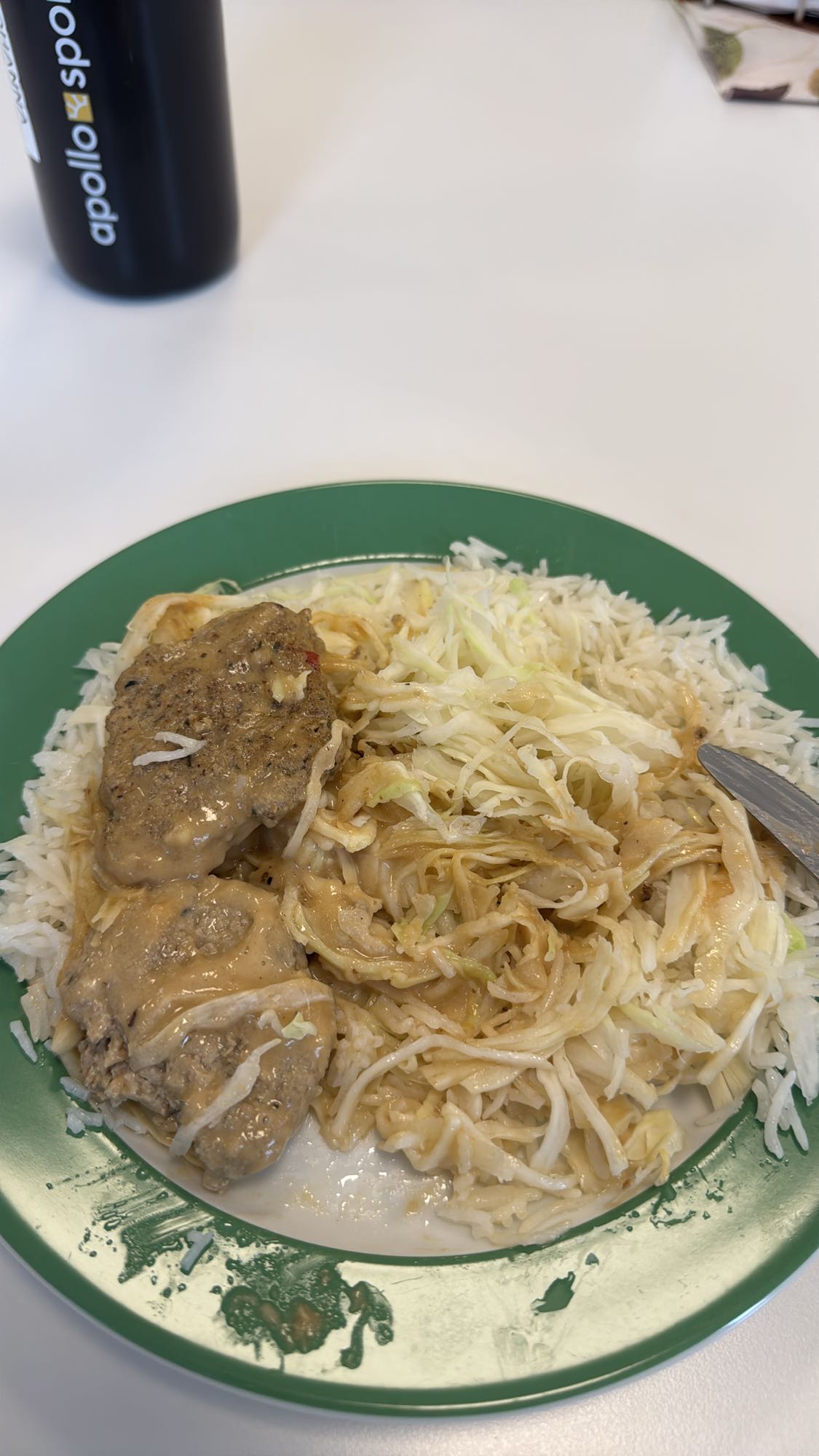 Kyckling med ris och kål