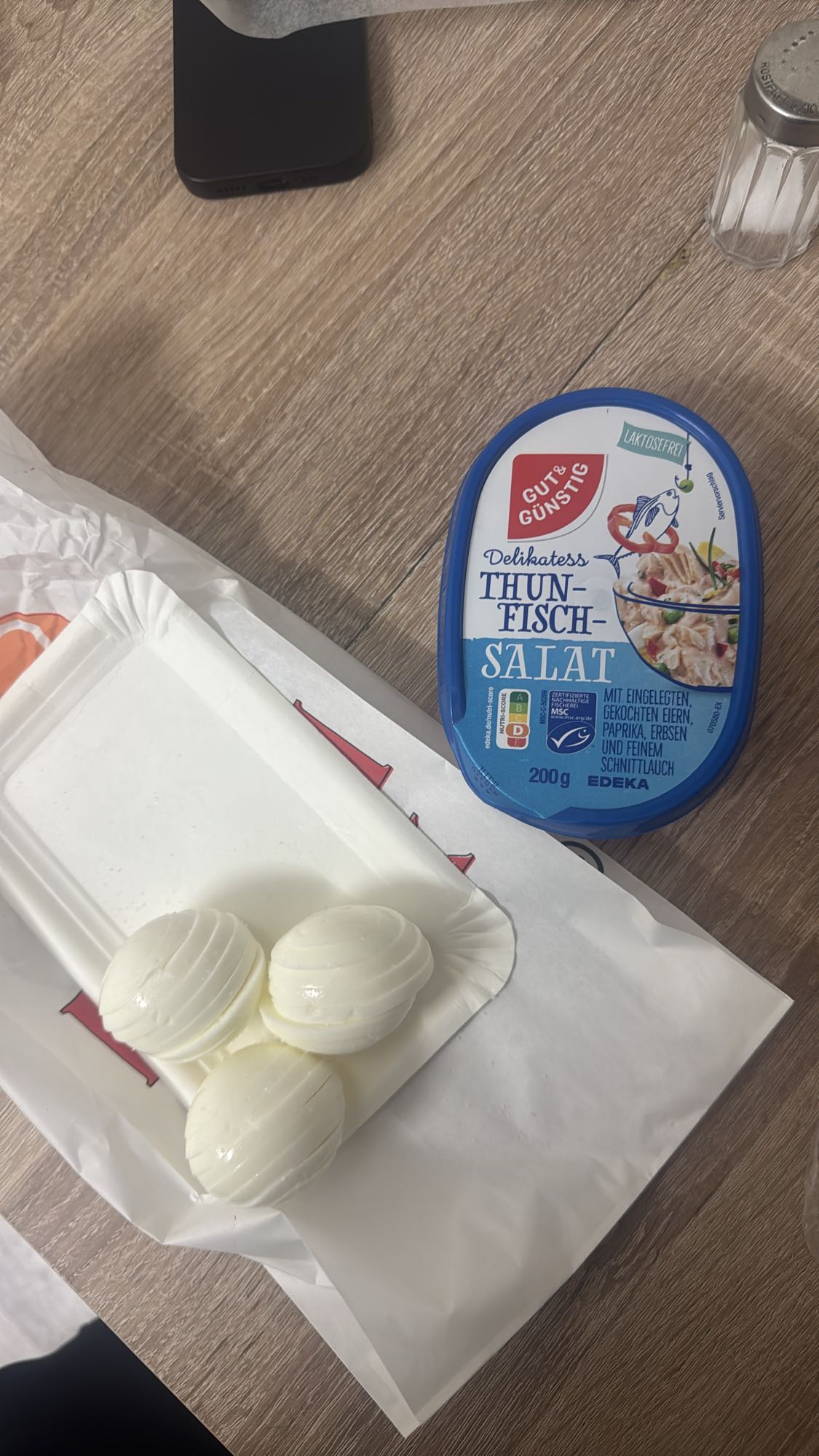 Thunfischsalat mit Eiern