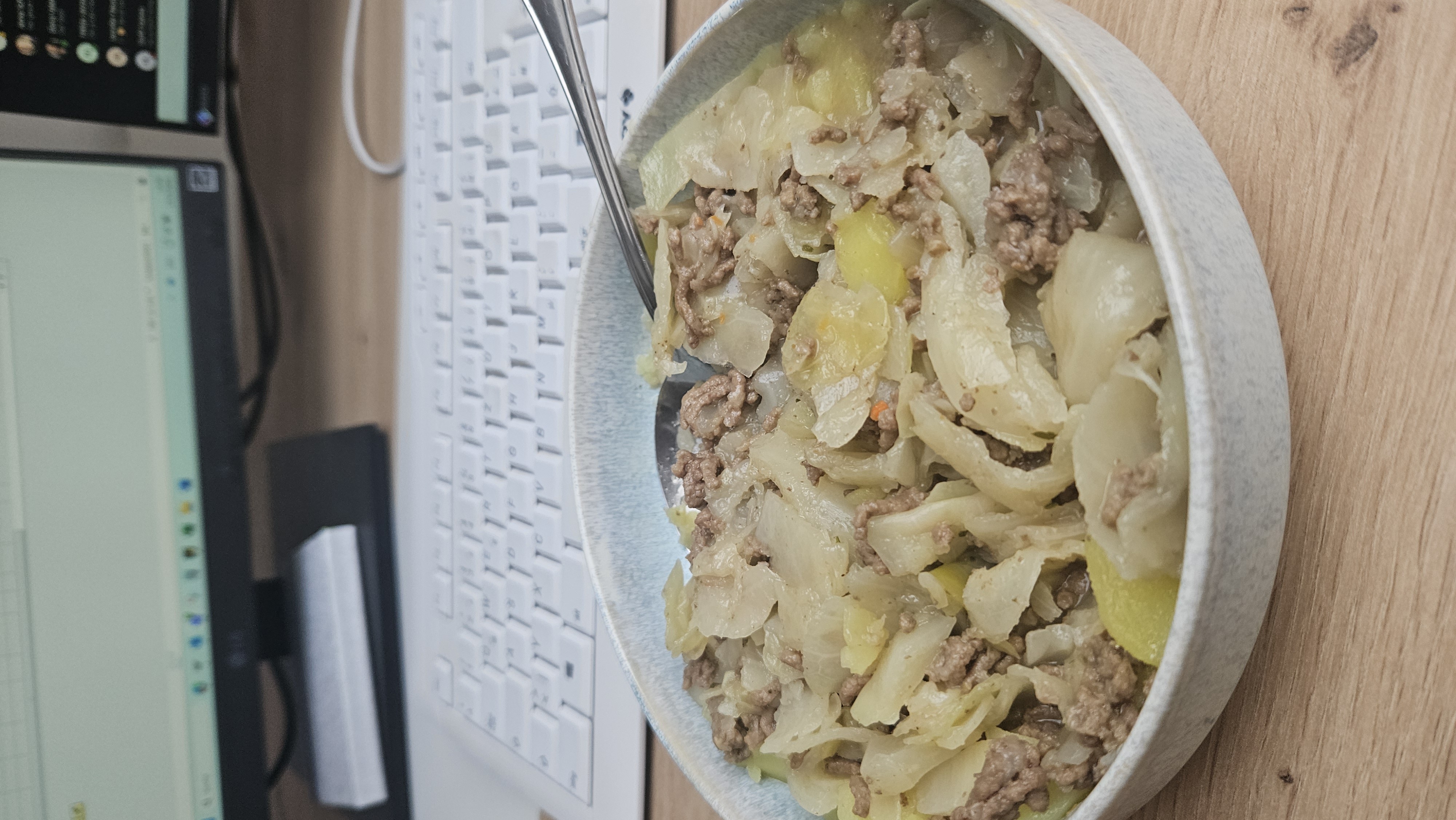 Kool en gehakt stoofpot