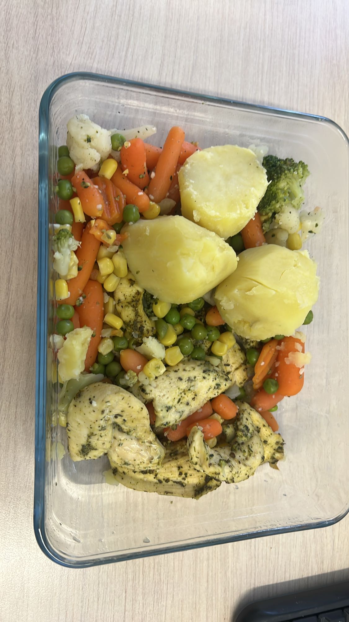 Kurczak z warzywami i ziemniakami