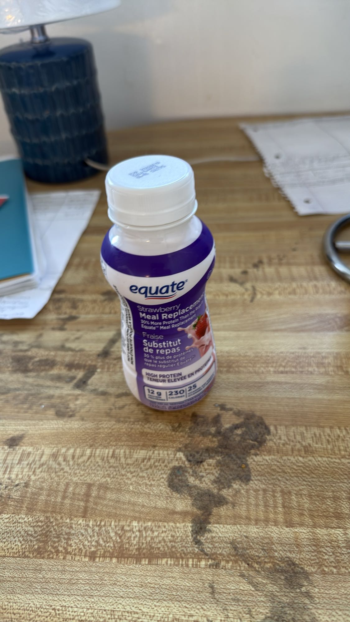 Substitut de repas fraise