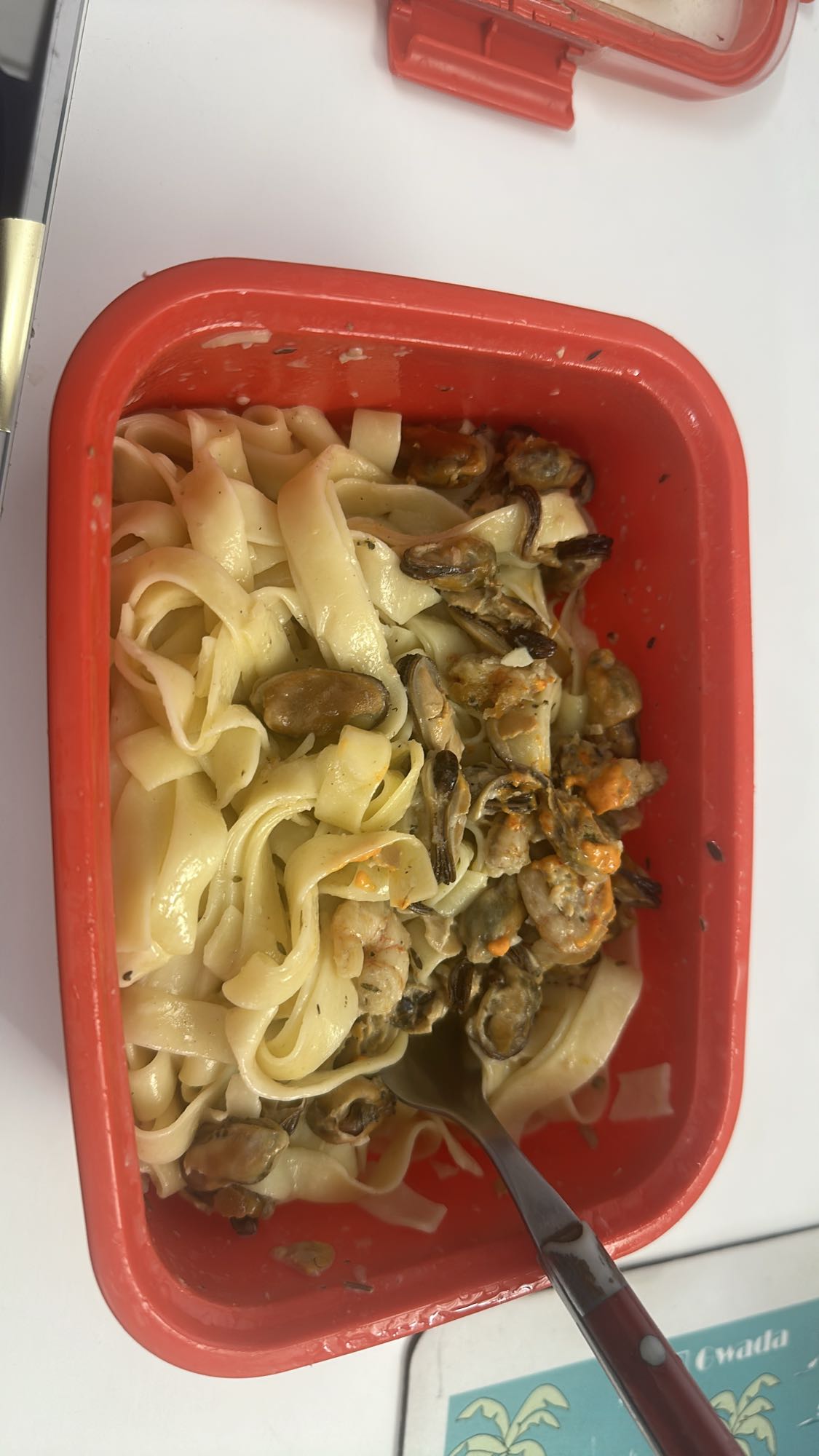 Tagliatelles aux fruits de mer