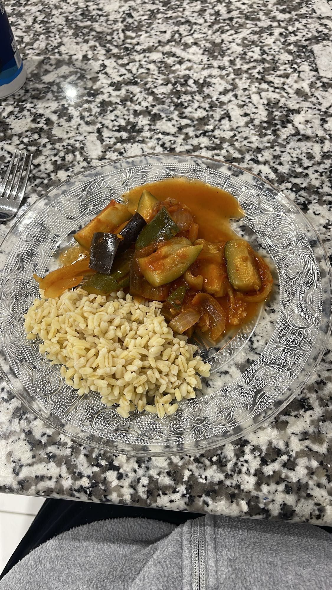 légumes et boulgour