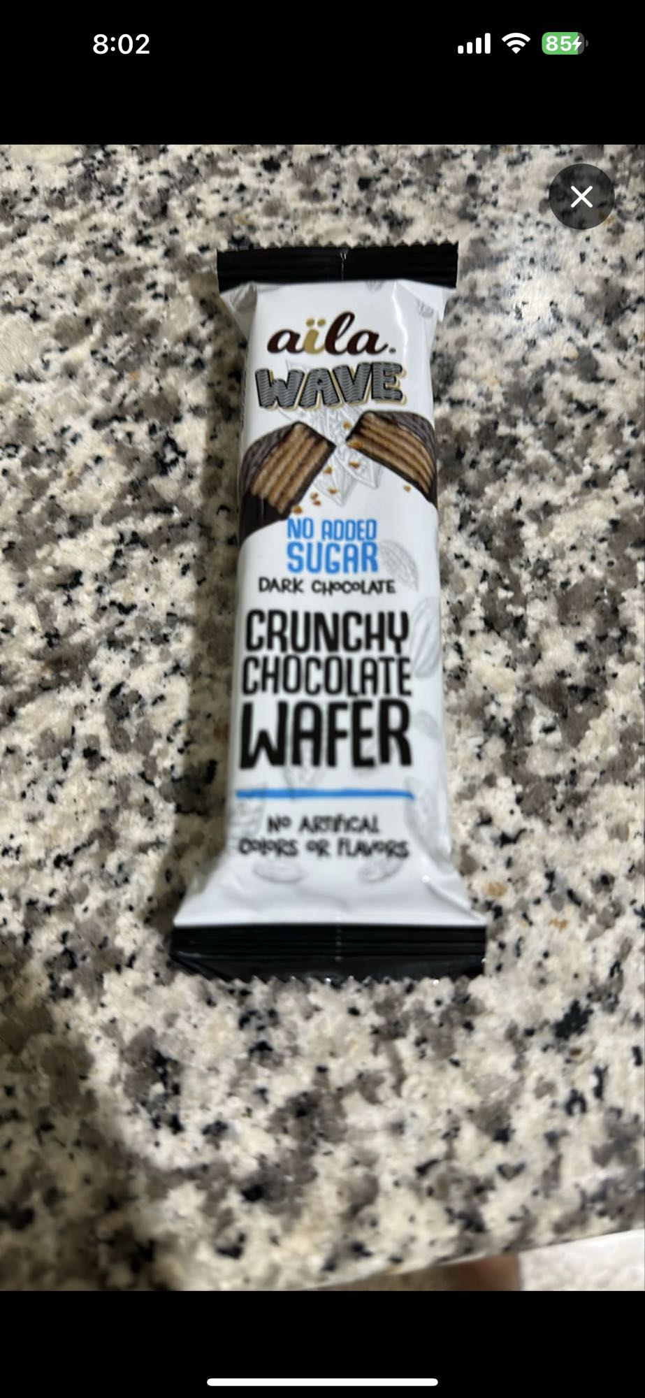 Crunchy Chocolate Wafer Bar