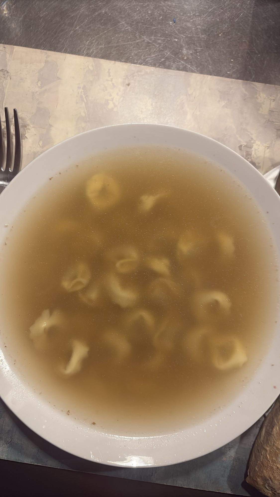 Tortellini in broth