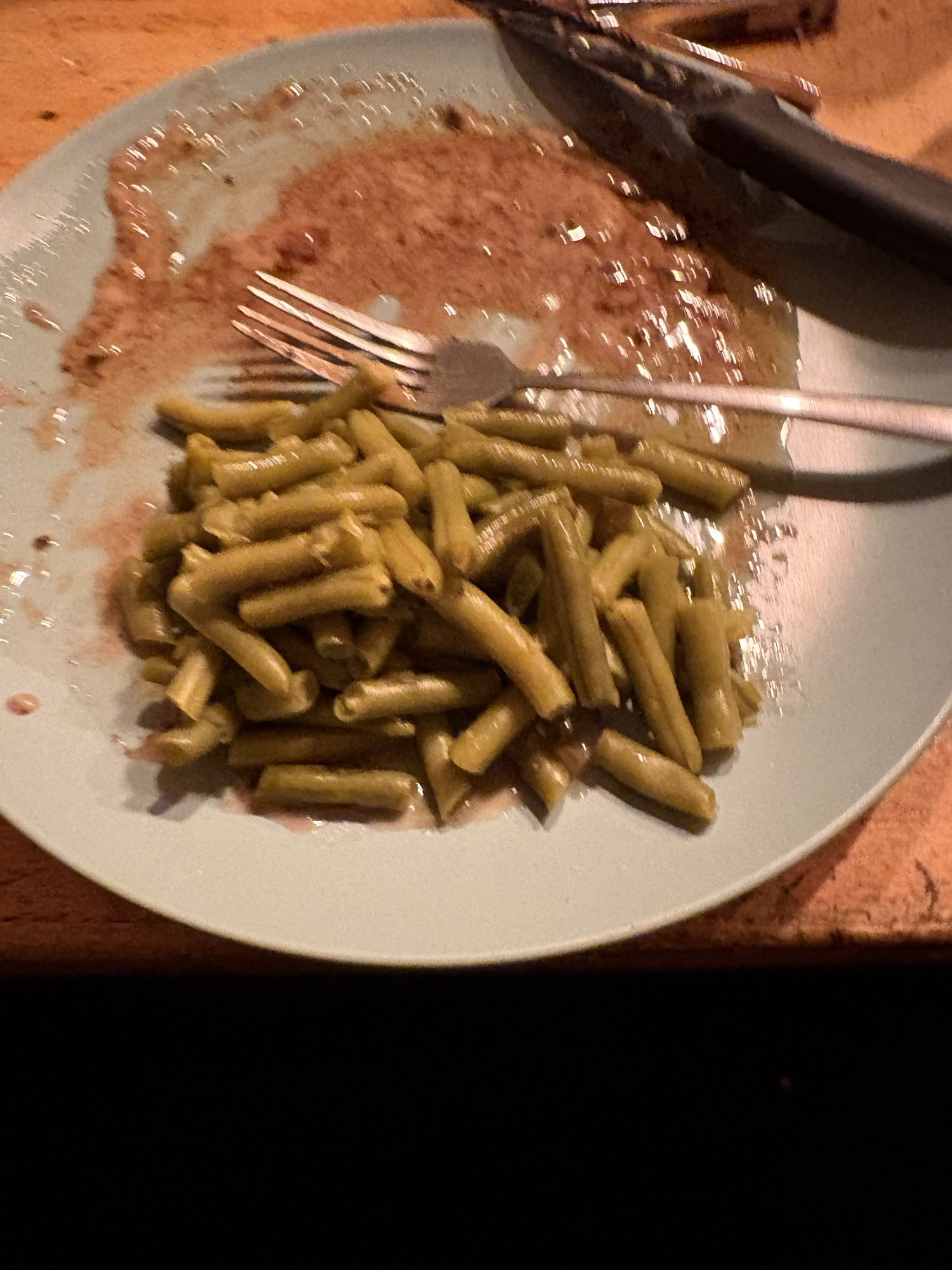 Sperziebonen met jus