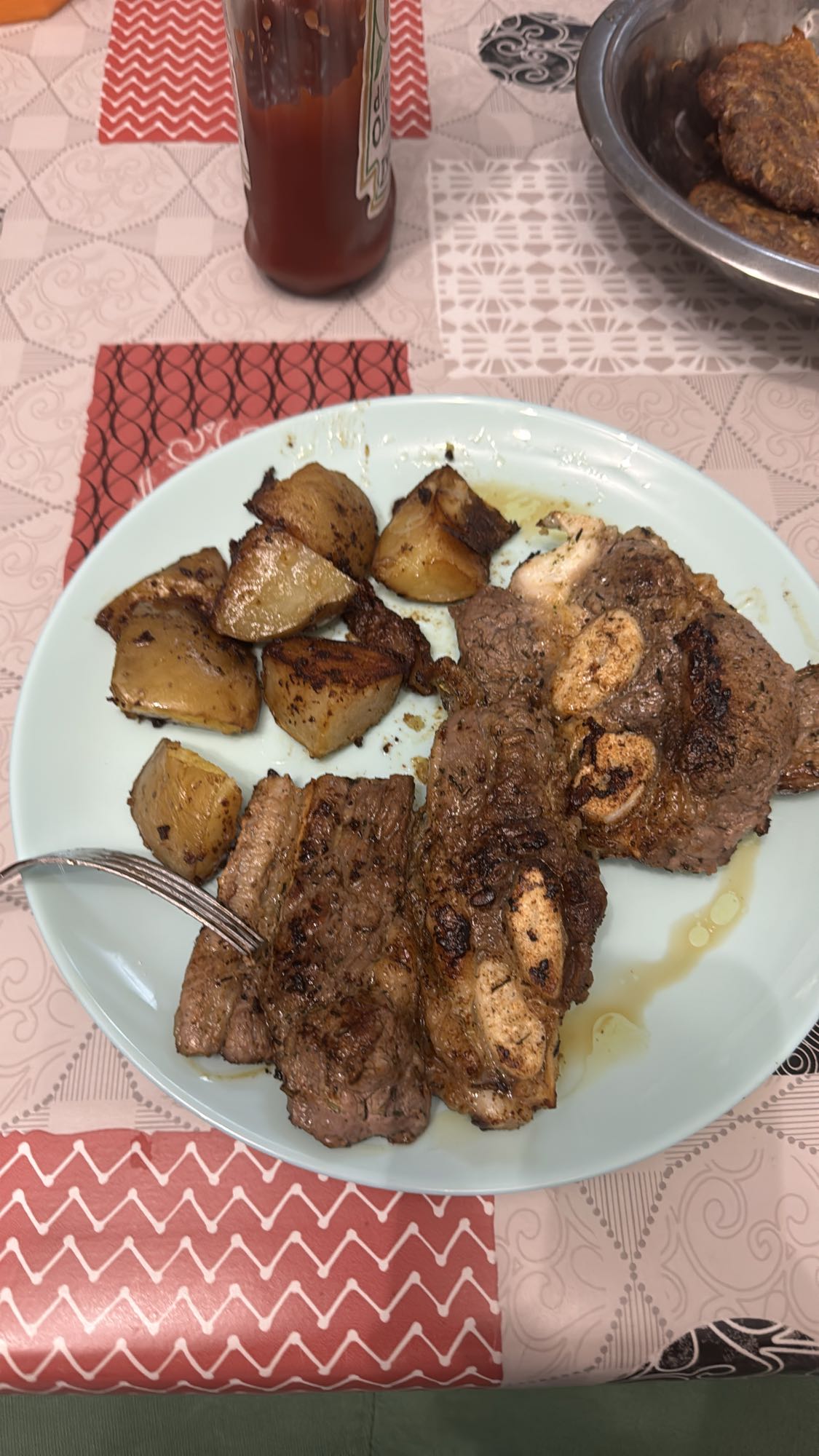 Izgara et ve patates