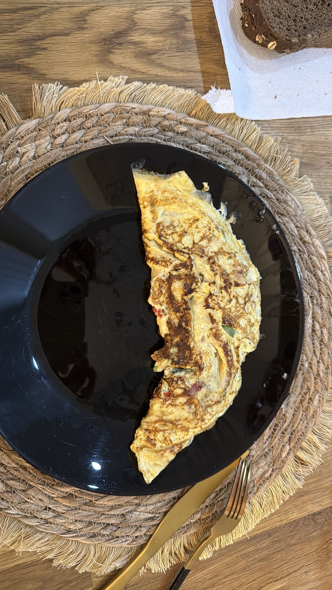 Omelette aux légumes