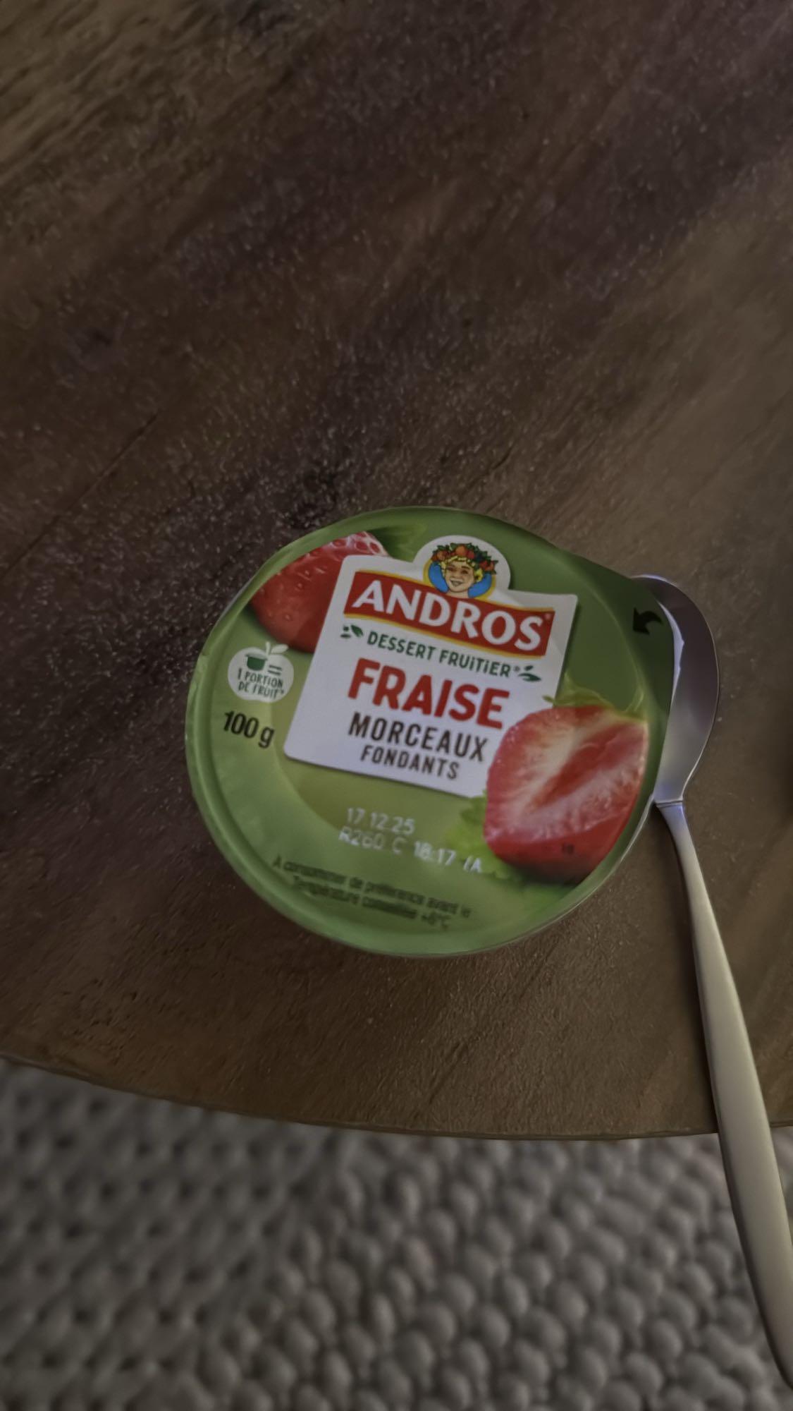 Dessert fraise Andros