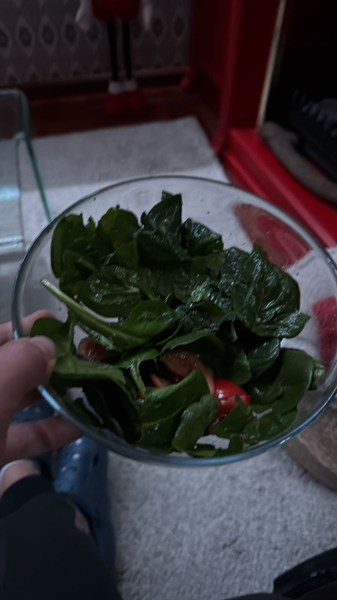 ensalada de espinaca