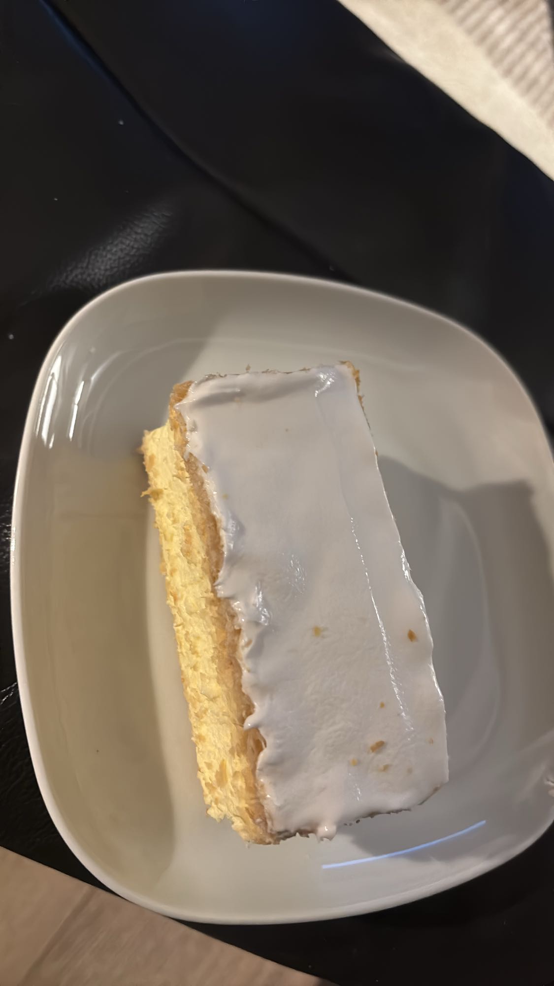 Napoleonskake med glasur