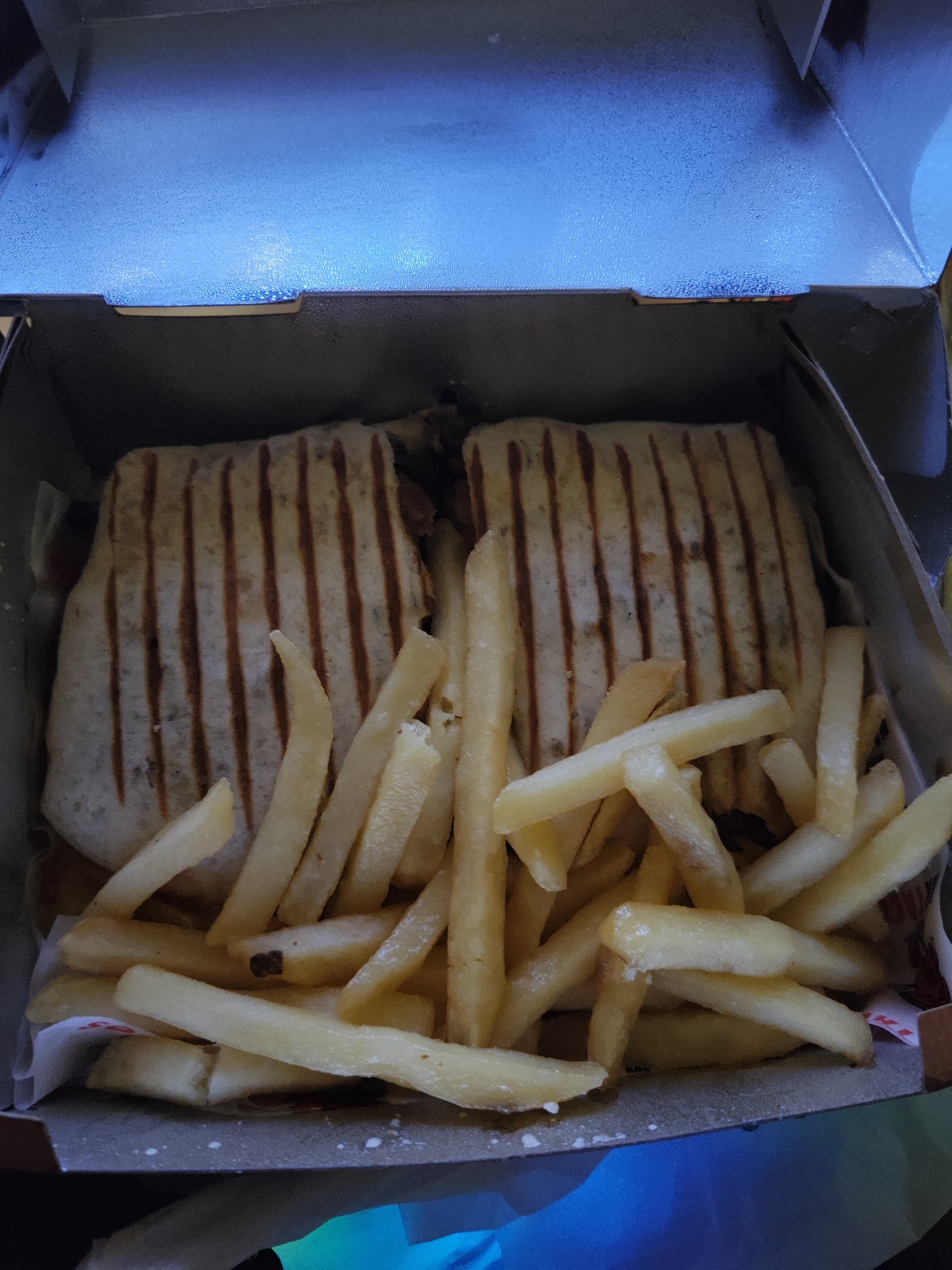 Grilled Wraps with Fries