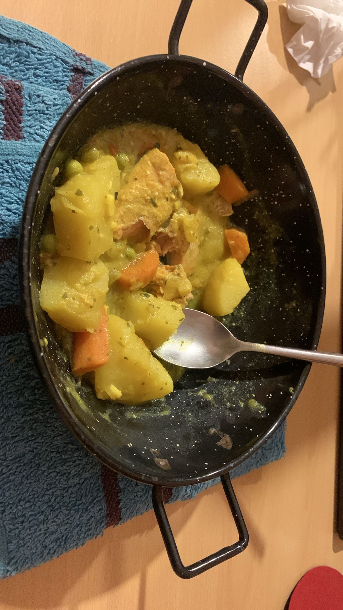 Estofat de pollastre i verdures