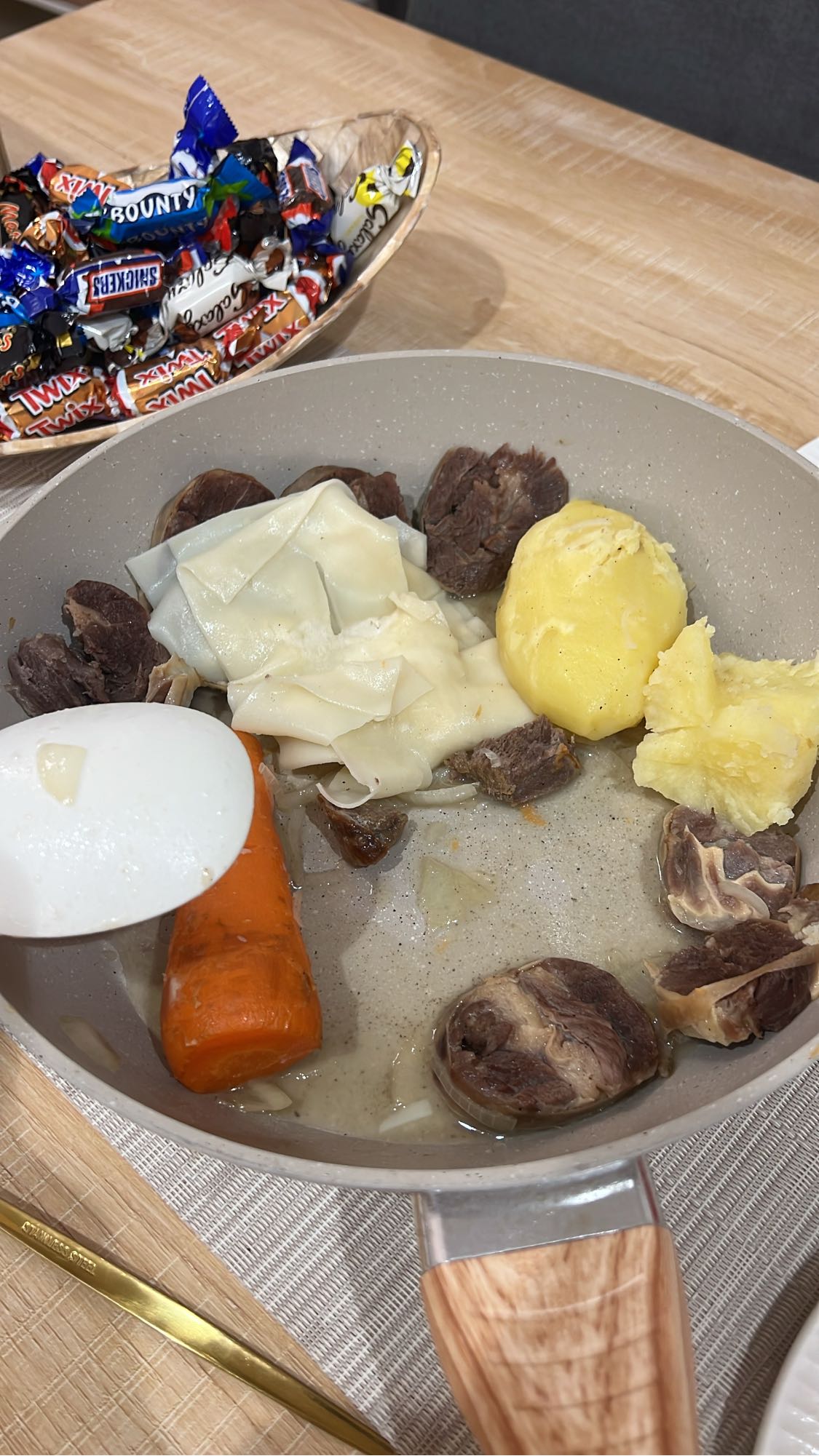 Boiled Meat & Veggies