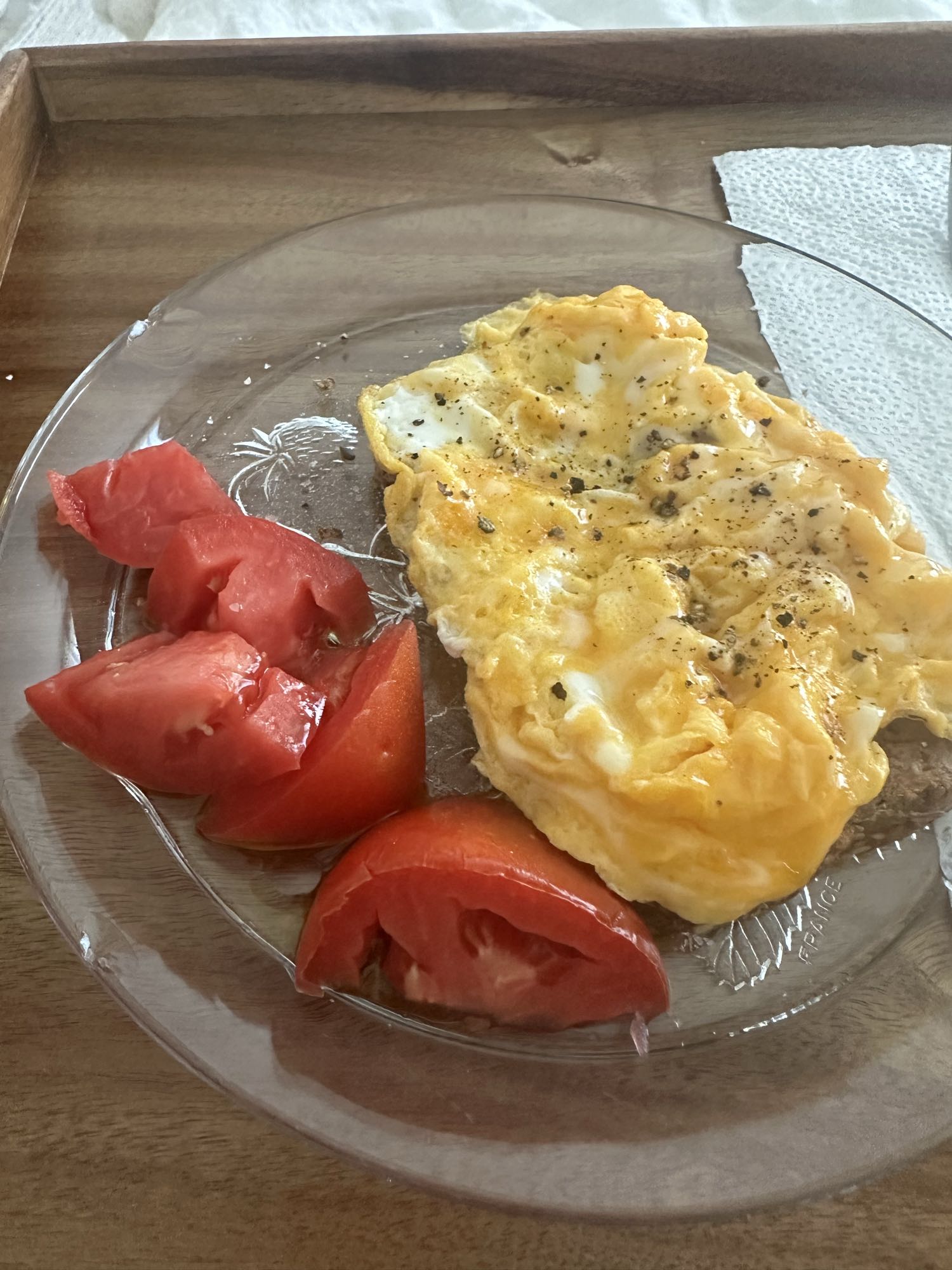 Huevos revueltos con tomate