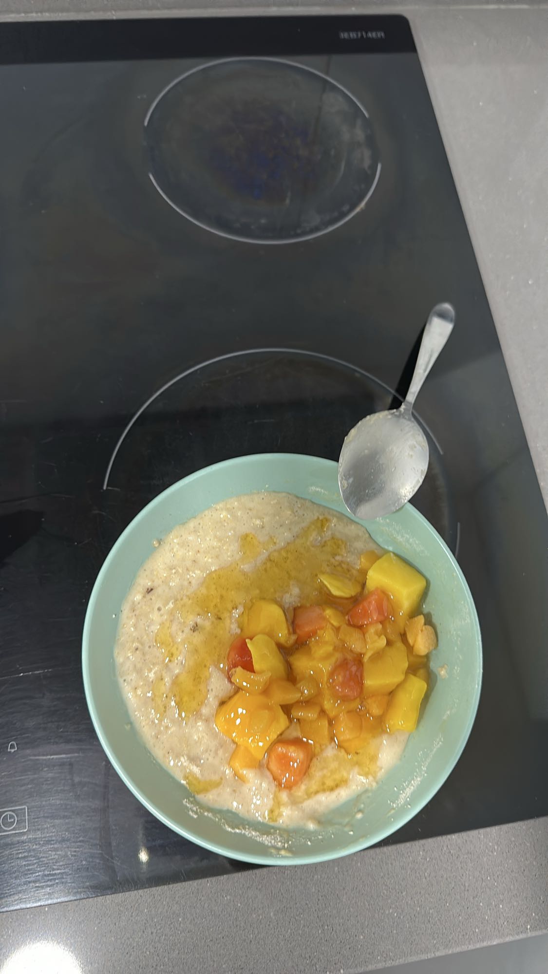 Avena con frutas y miel