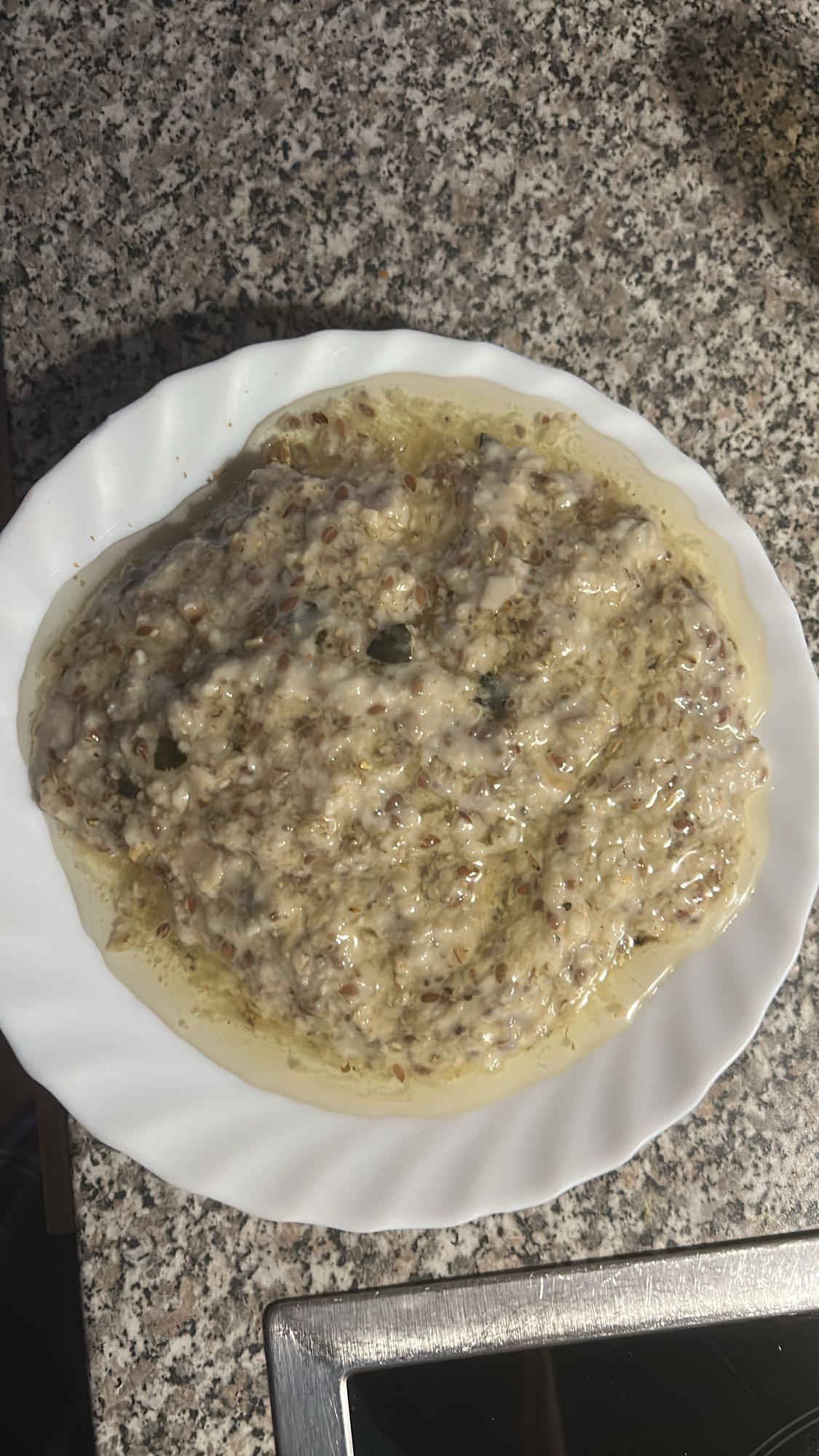 avena con semillas y miel