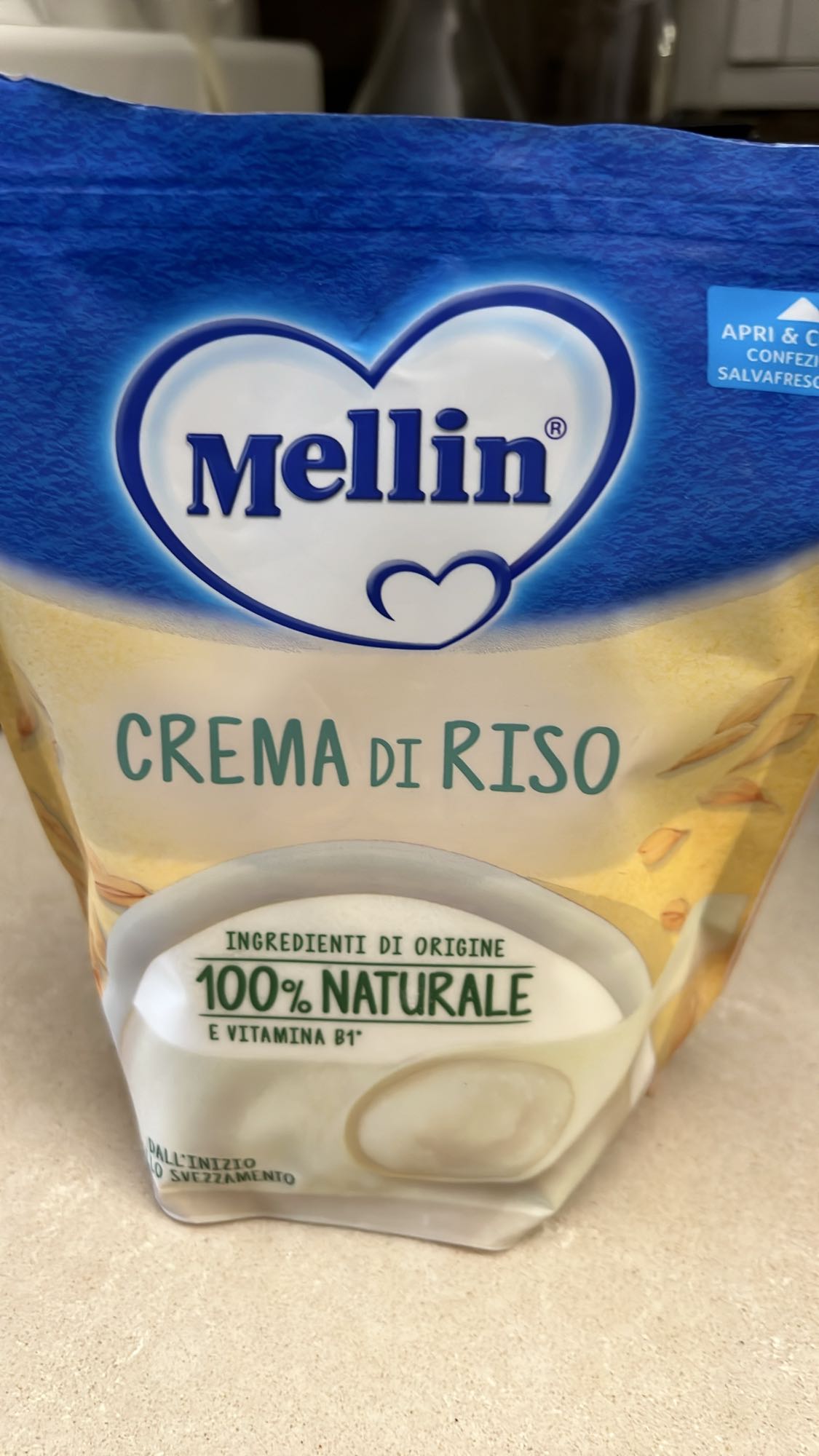Crema di riso Mellin