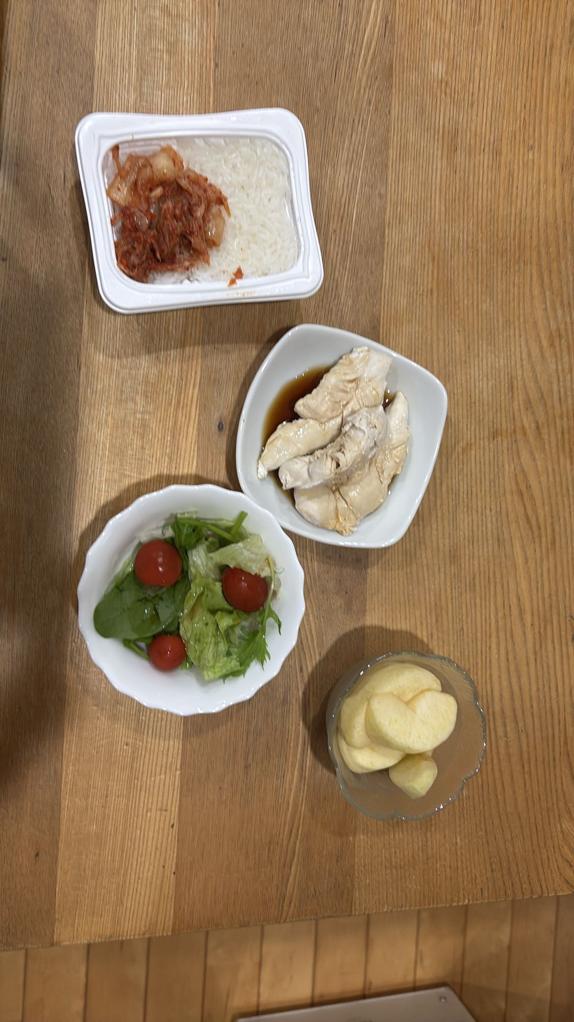 チキンサラダ定食