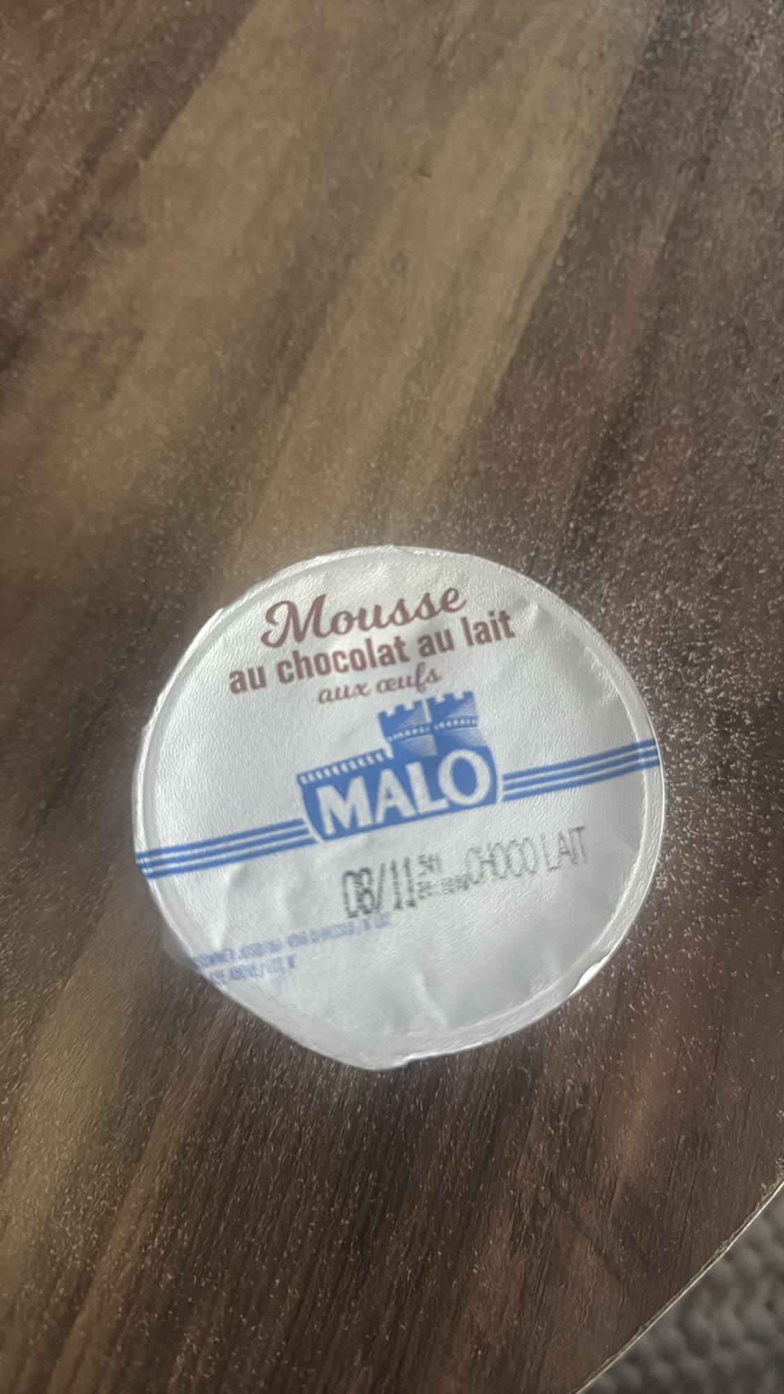 Mousse chocolat lait Malo