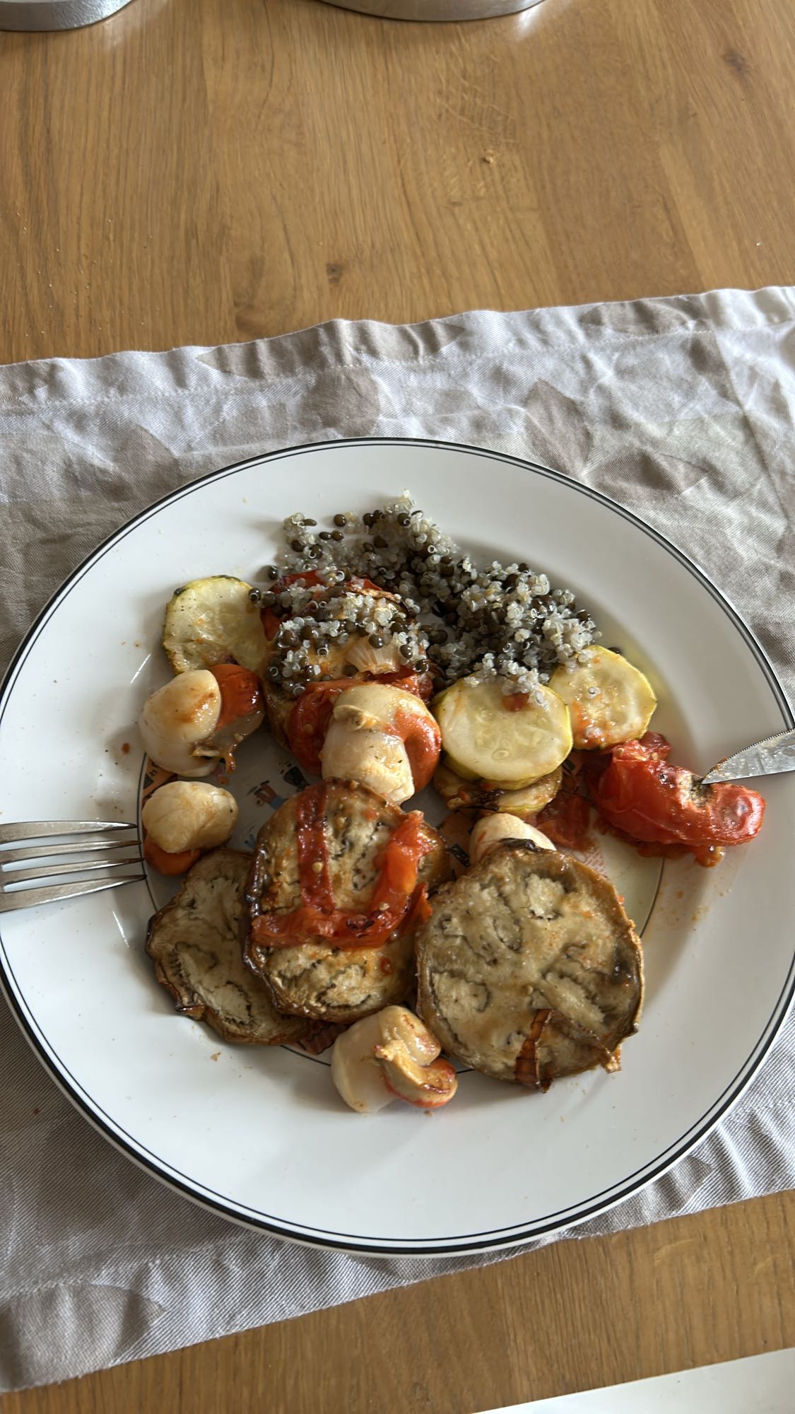 Légumes et quinoa