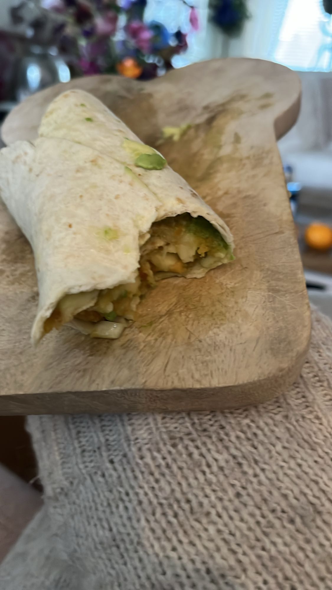 groentewrap met avocado