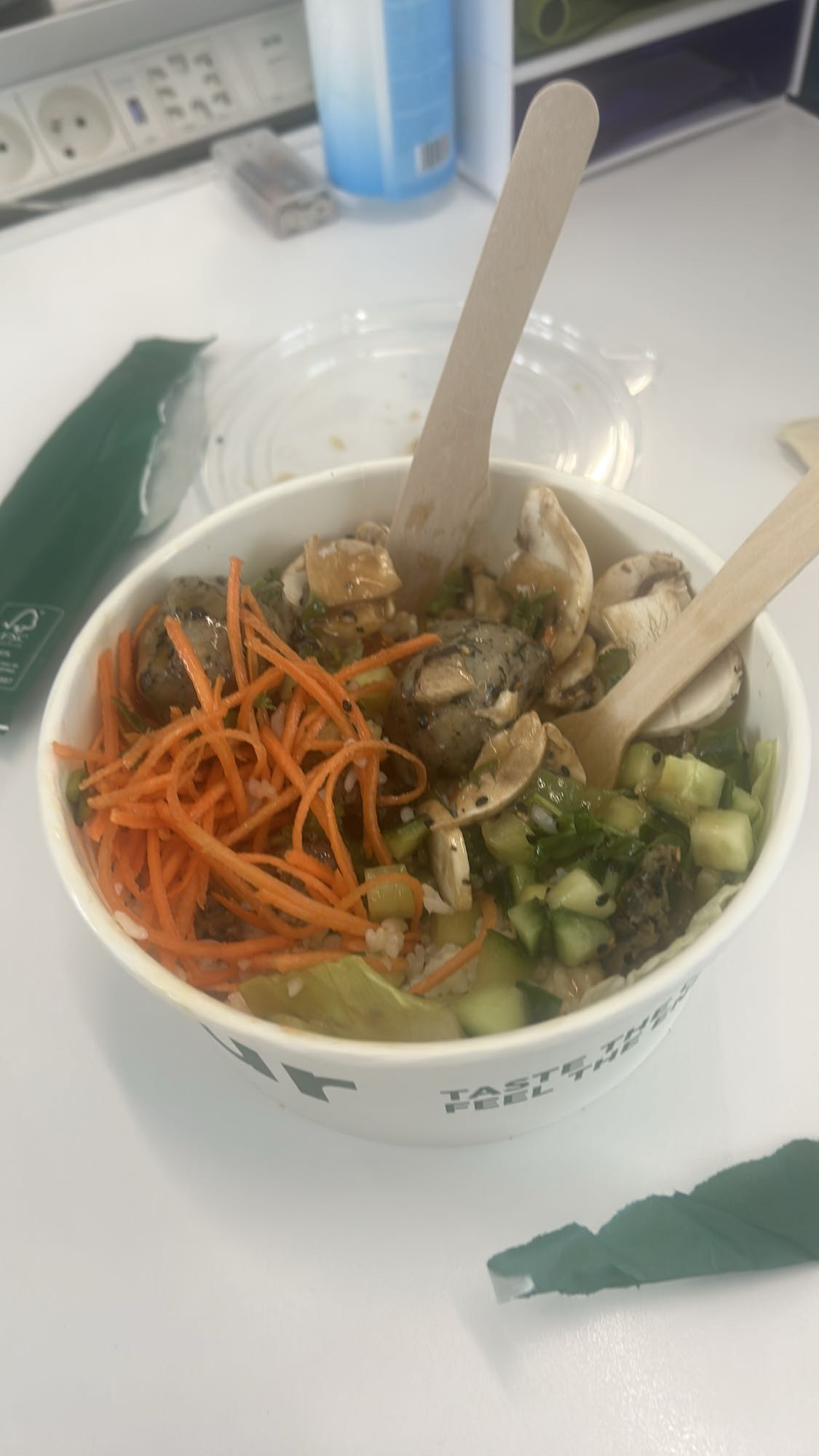 Bol légumes et riz