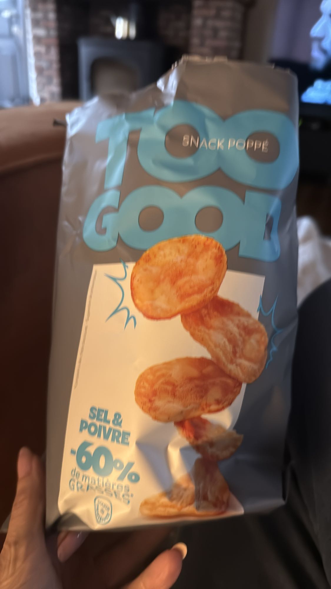 Gezouten chips snack