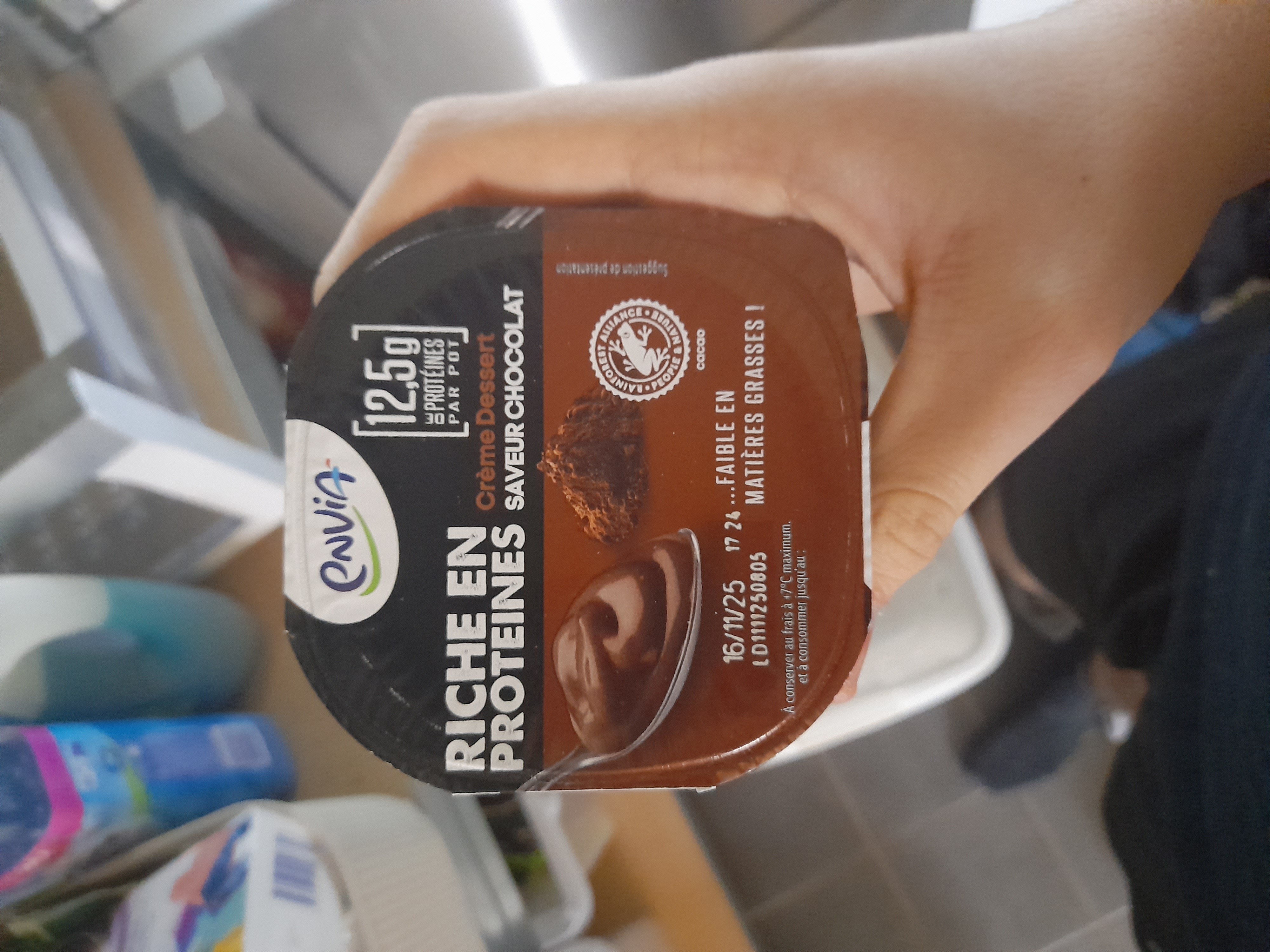 Crème dessert chocolat