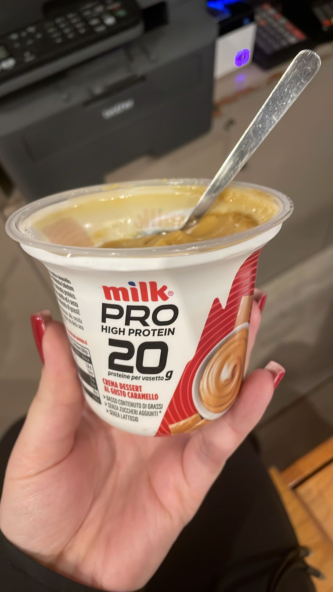 Milk Pro Caramel Dessert