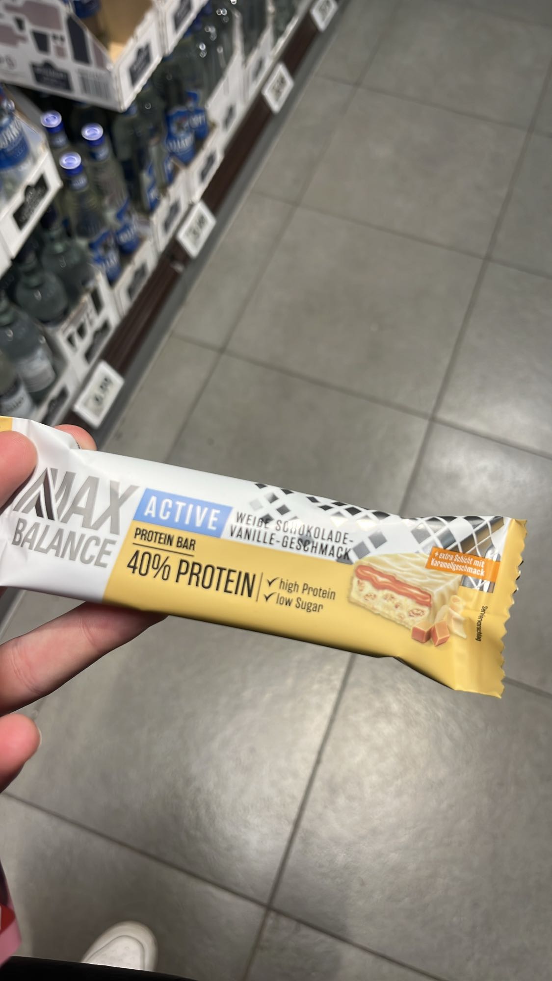 Proteinriegel Vanille